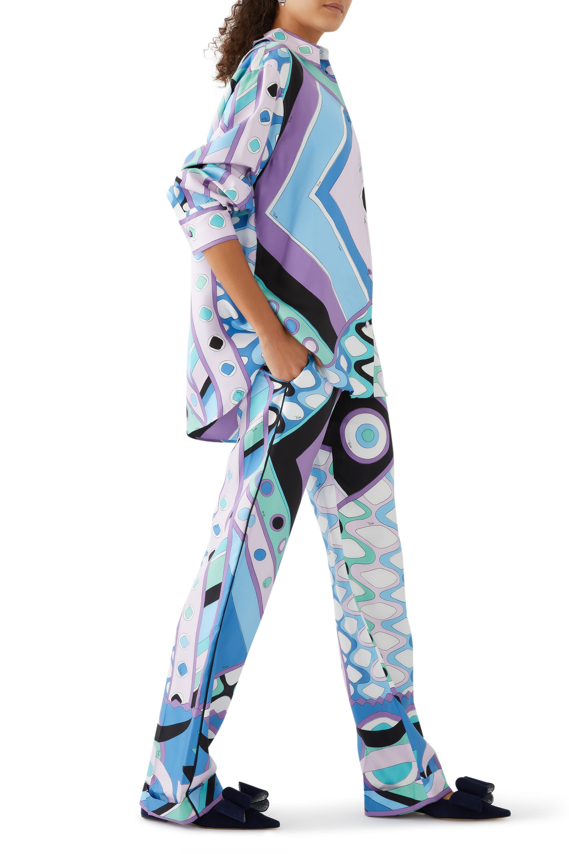 Vivara-Print Trousers