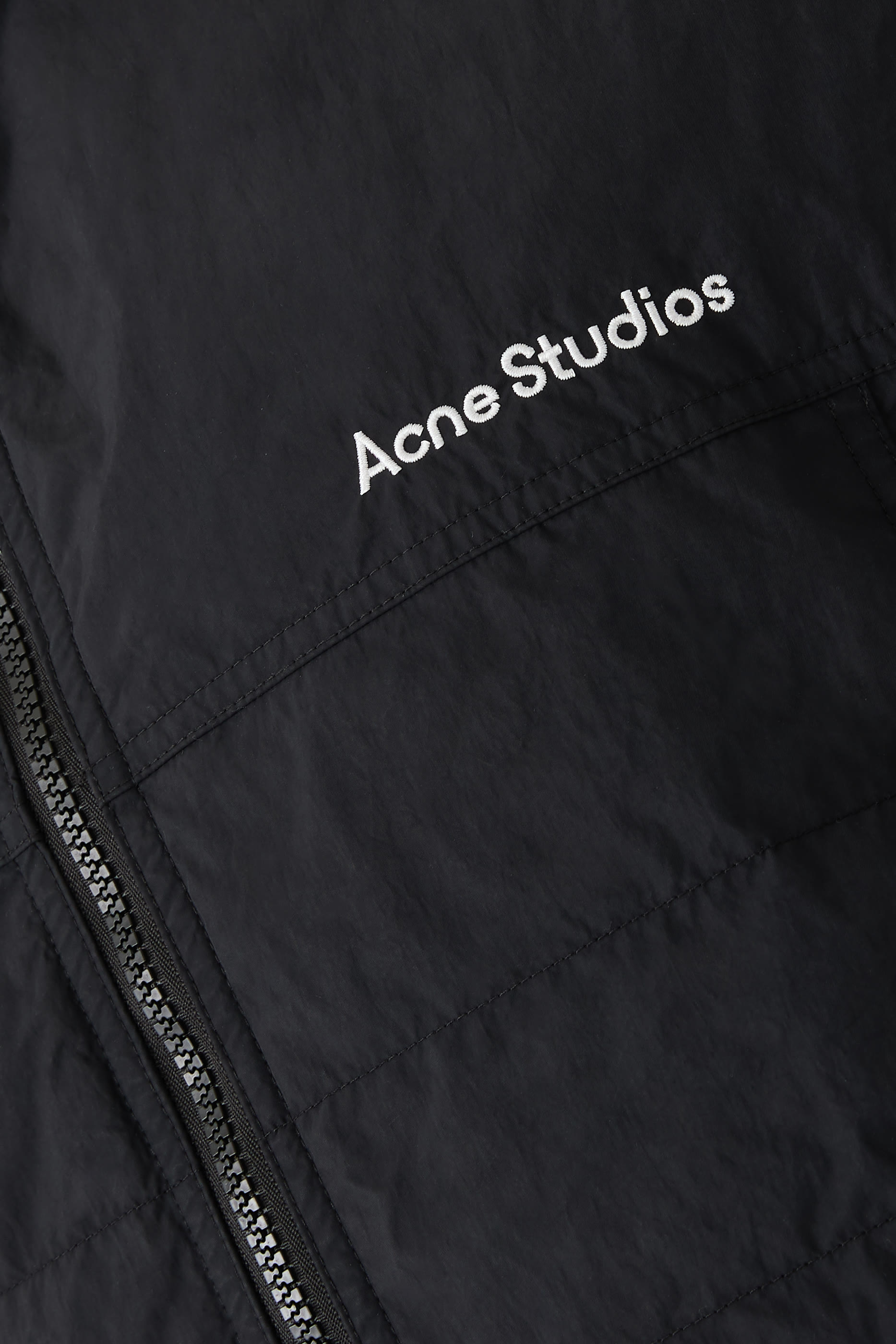 Logo Zip-Up Down Jacket