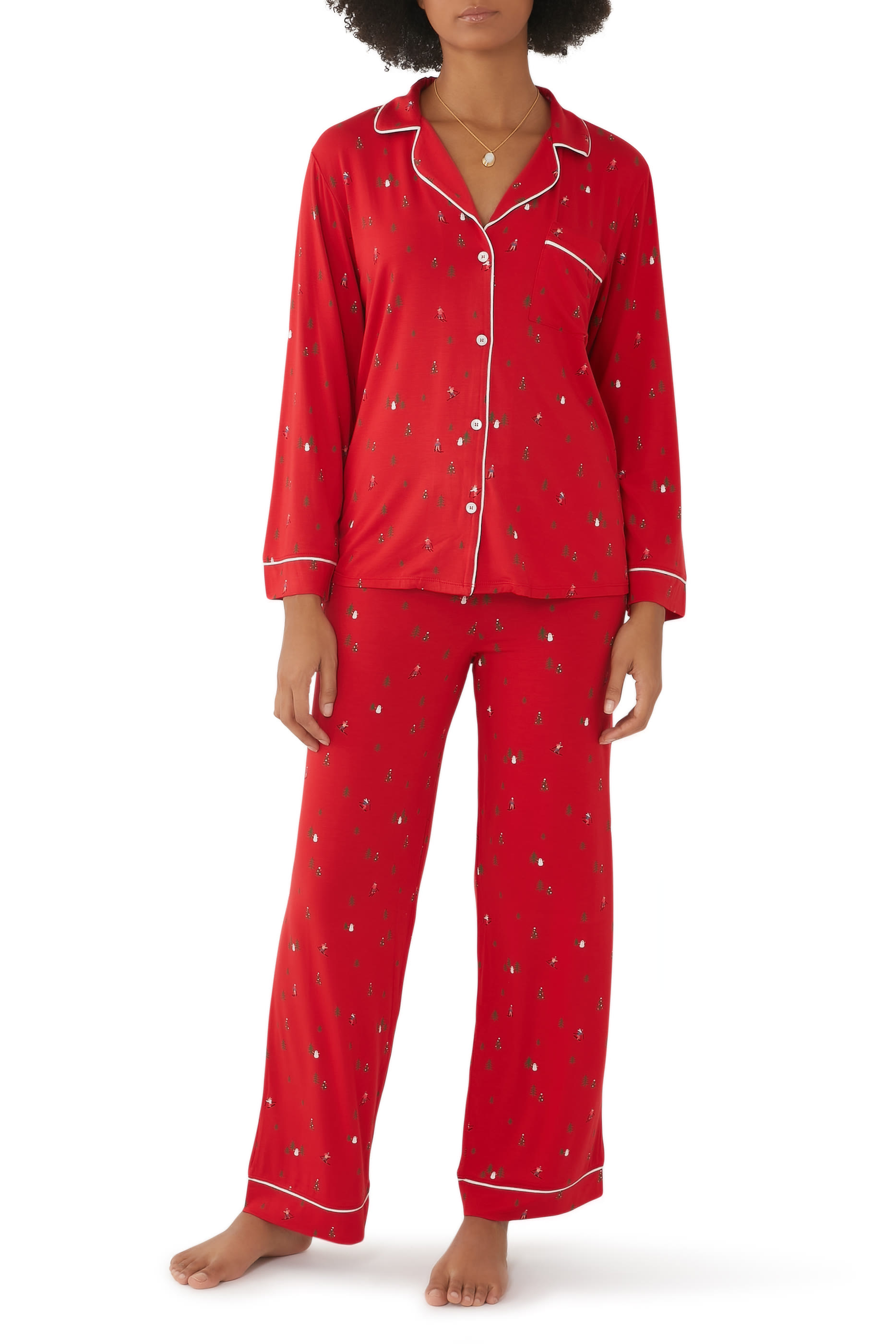 William Printed Pajama Set