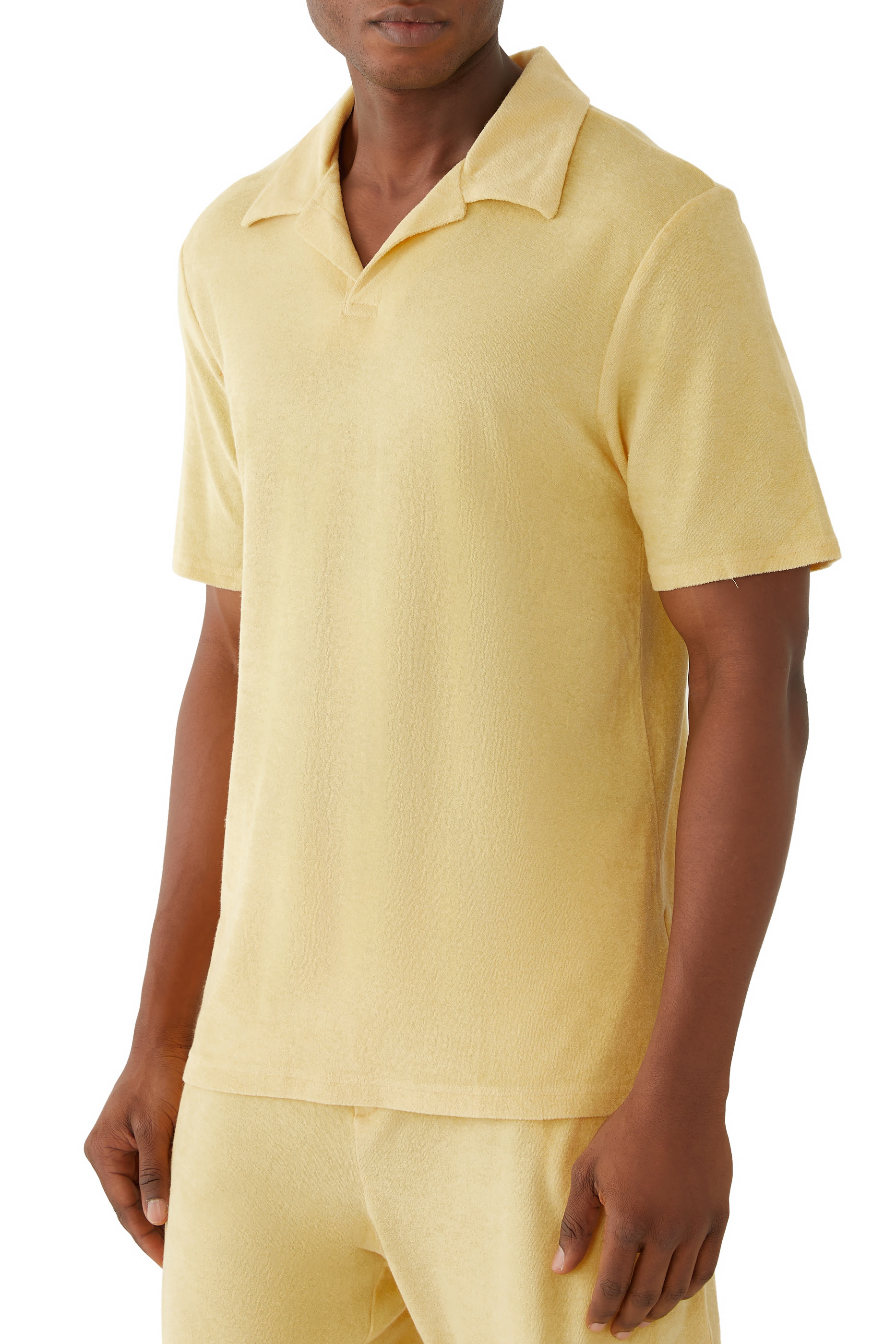 Faustino Terry Cotton Blend Polo