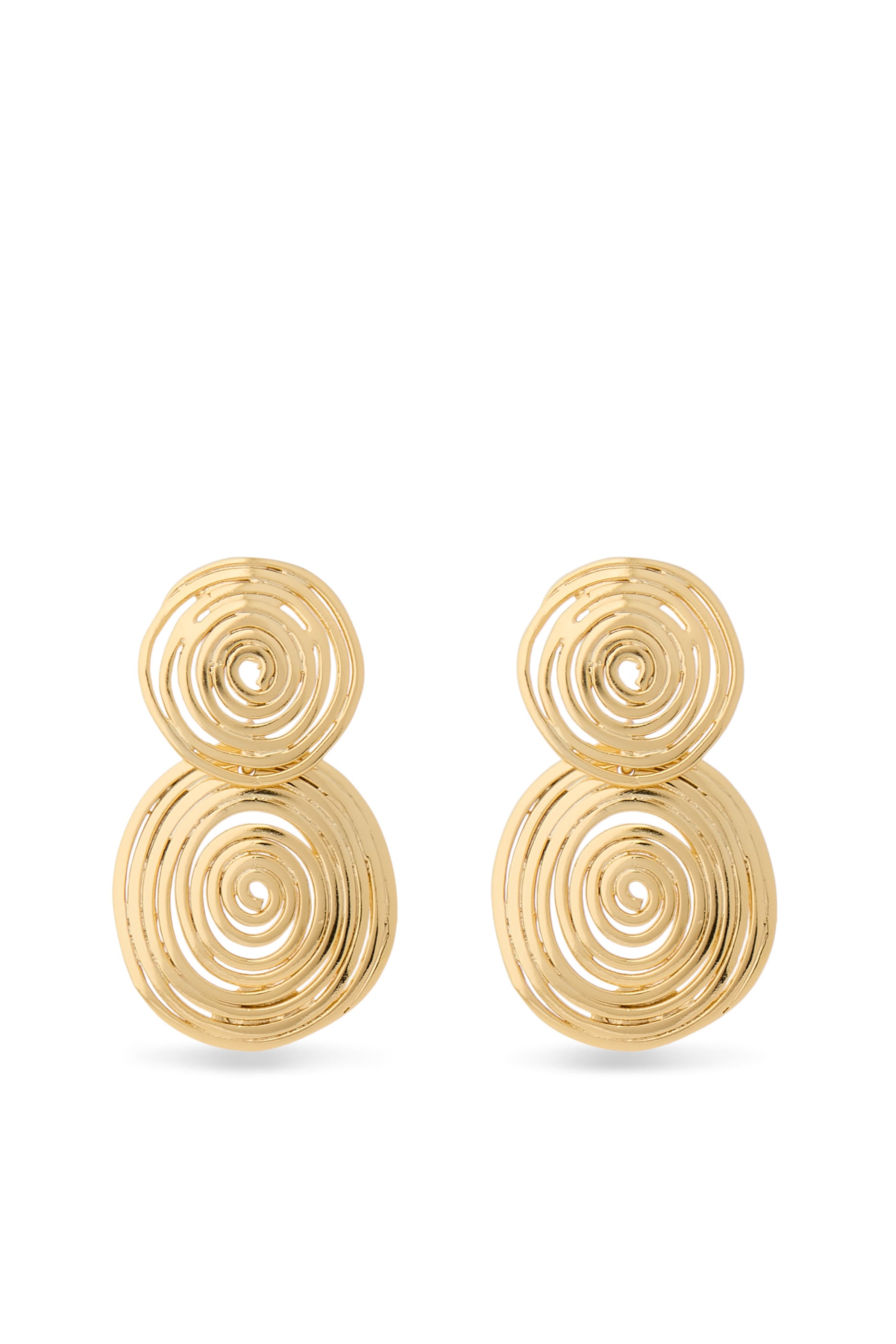 Wave Earrings Small, 24k Gold-Plated Brass