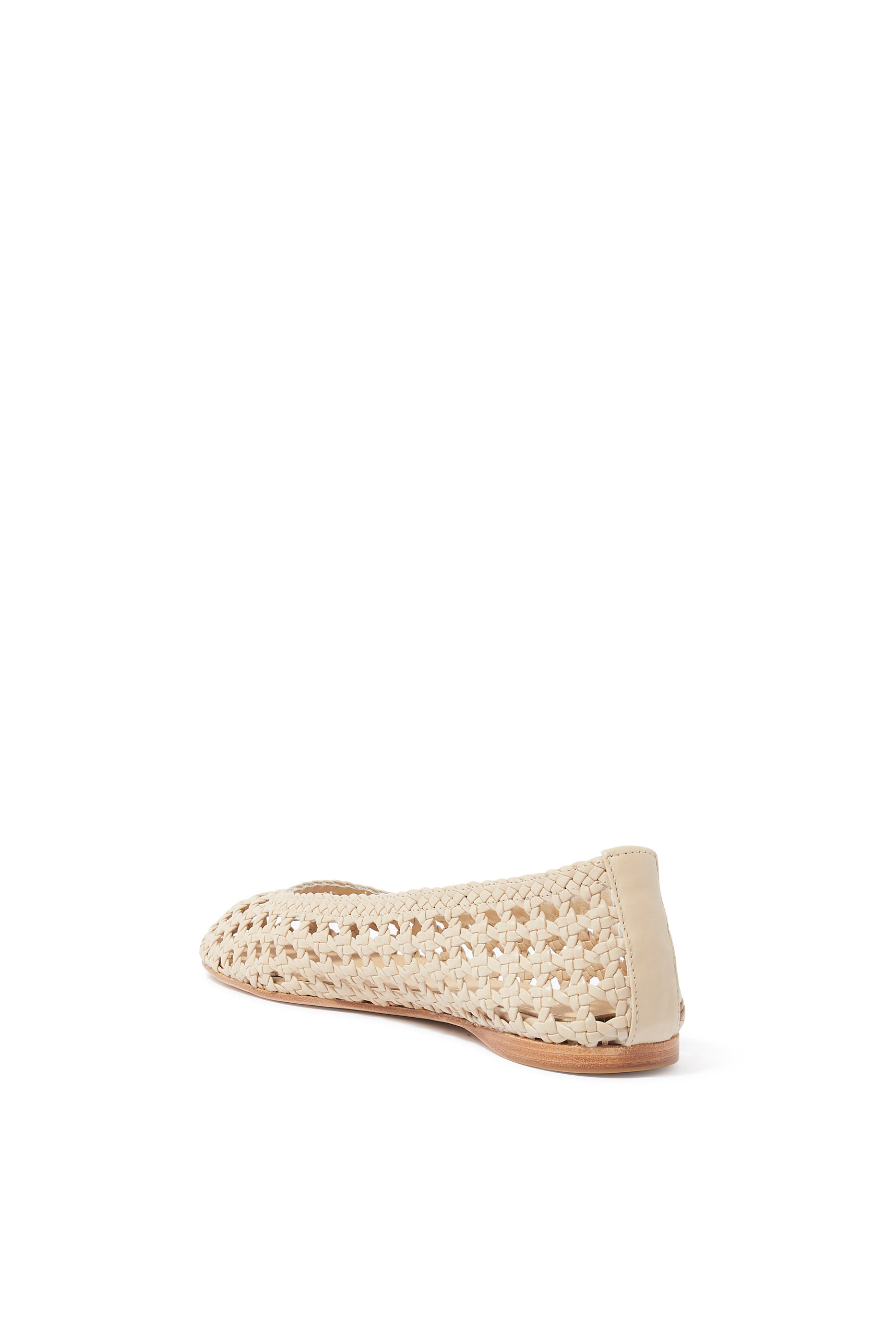 Shell Crochet Ballerina Flats