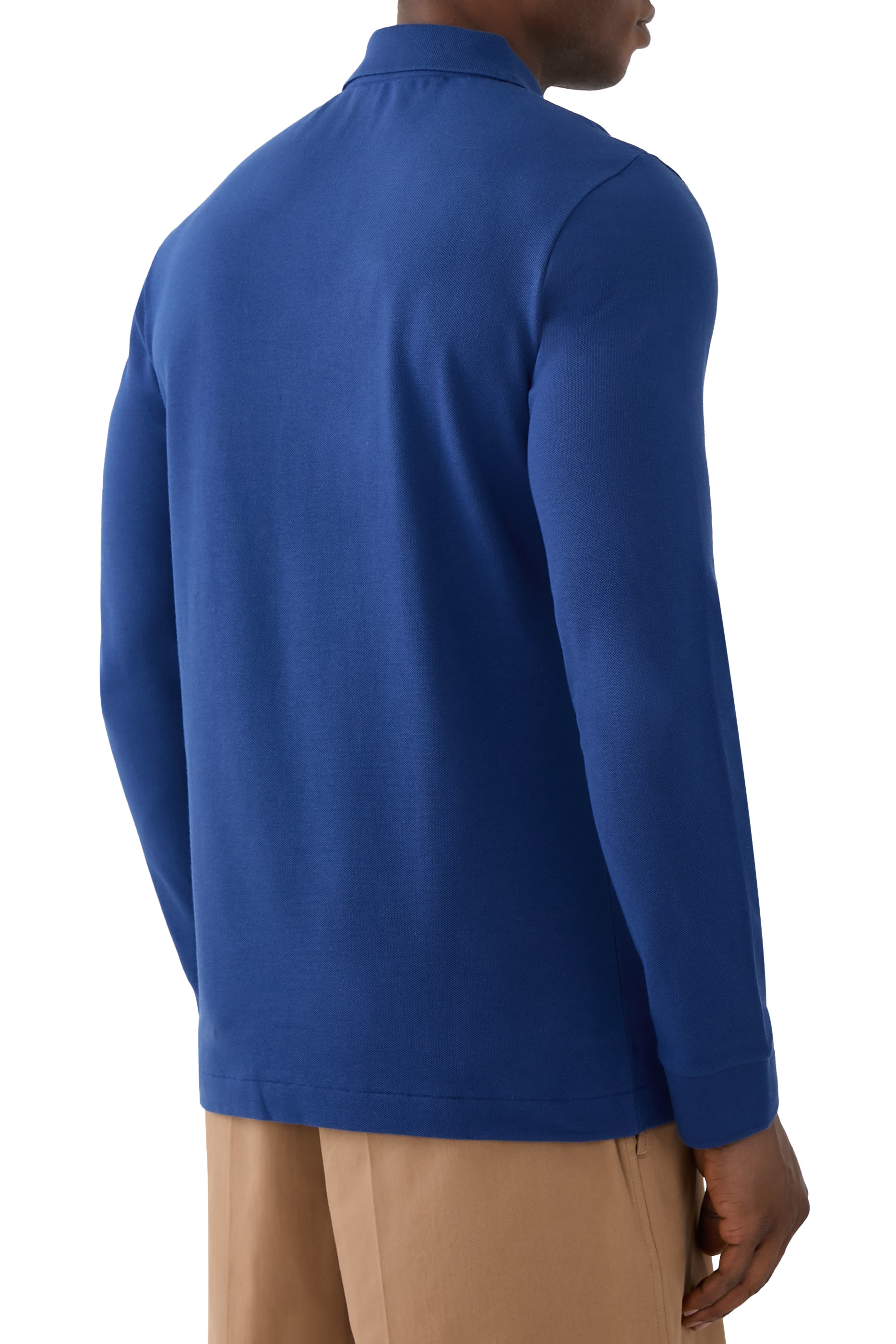 Vlogo Embroidery Cotton Piqué Polo Shirt