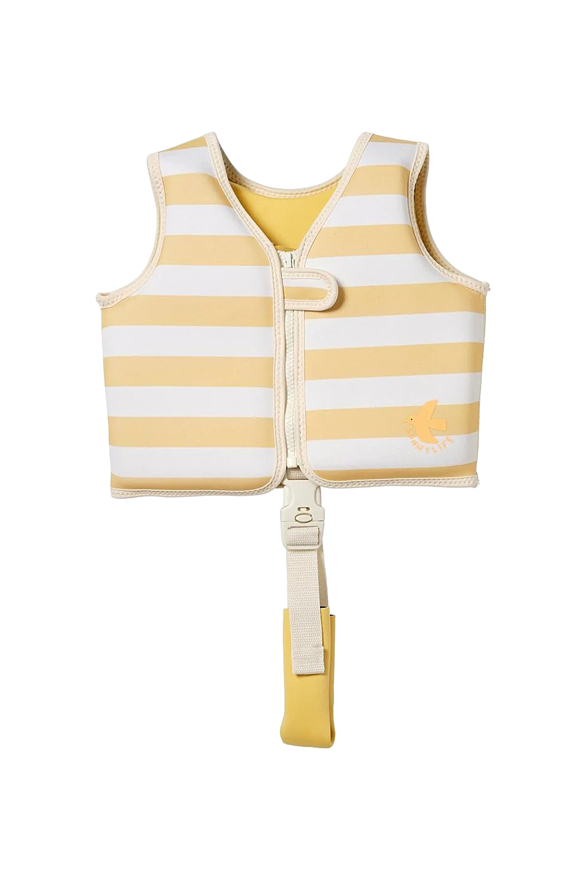 Kids Sammy the Seagull Yellow Stripe Swim Vest 3-6 