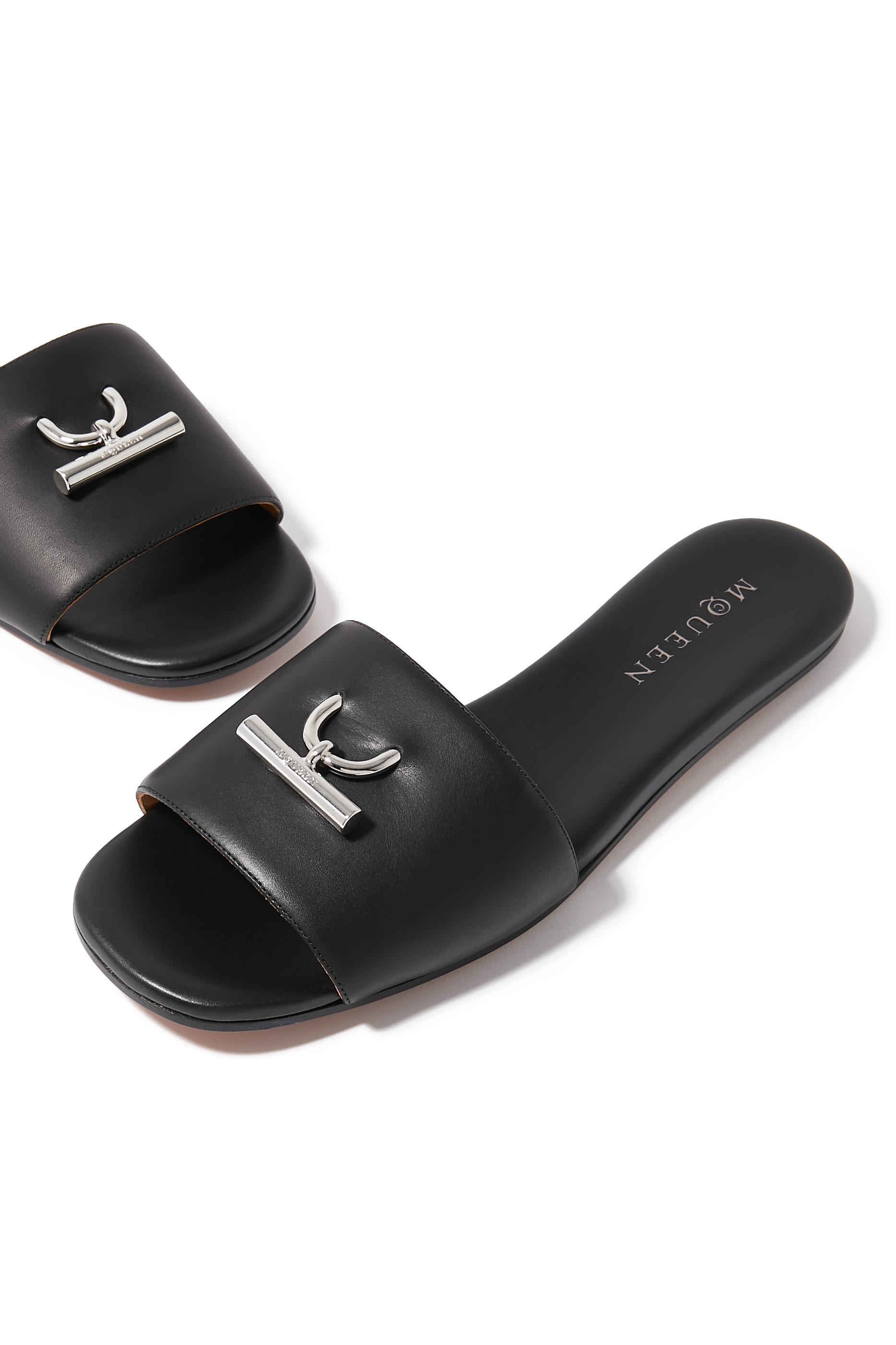 Logo Flat Sandals