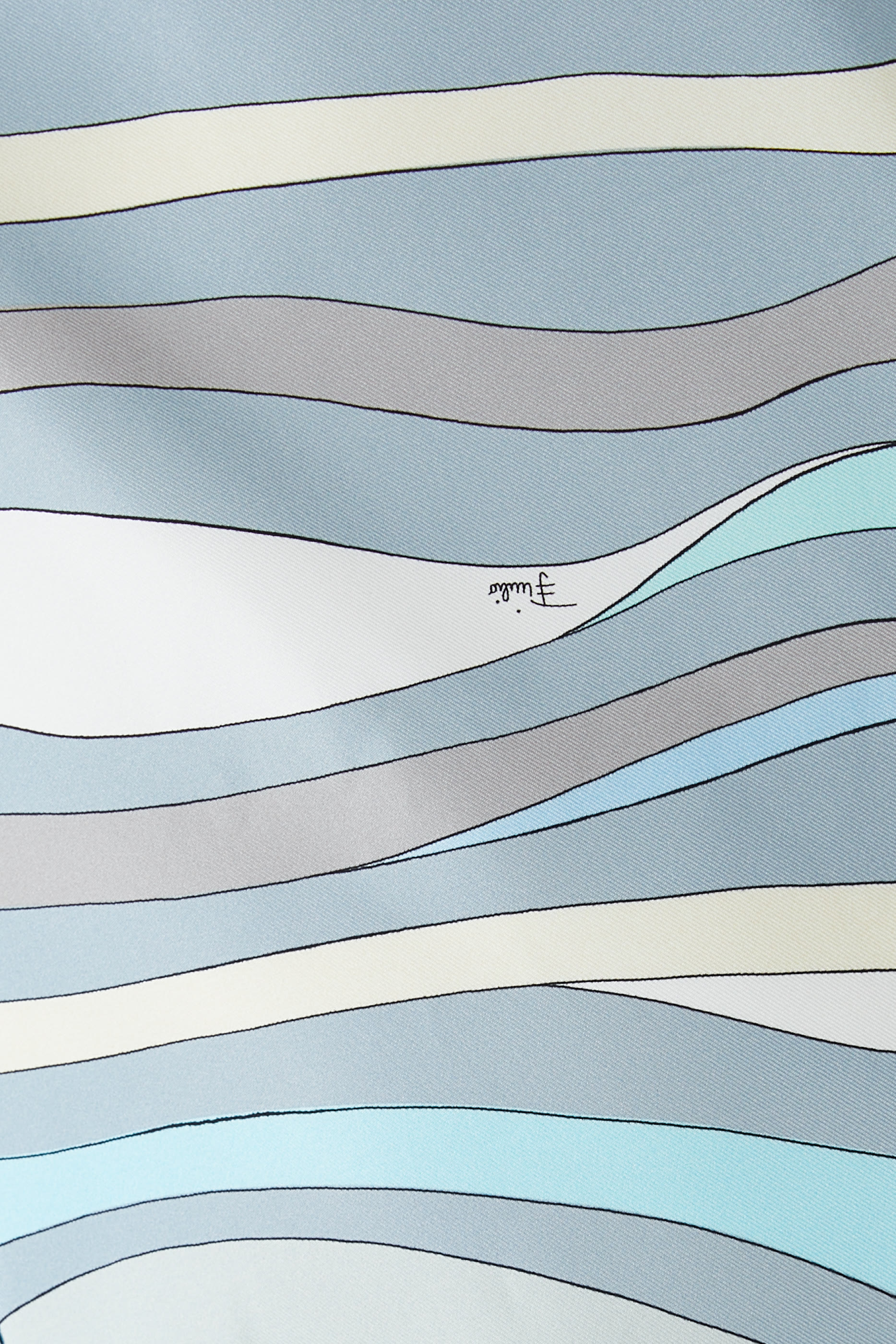 Marmo-Print Silk Twill Dress