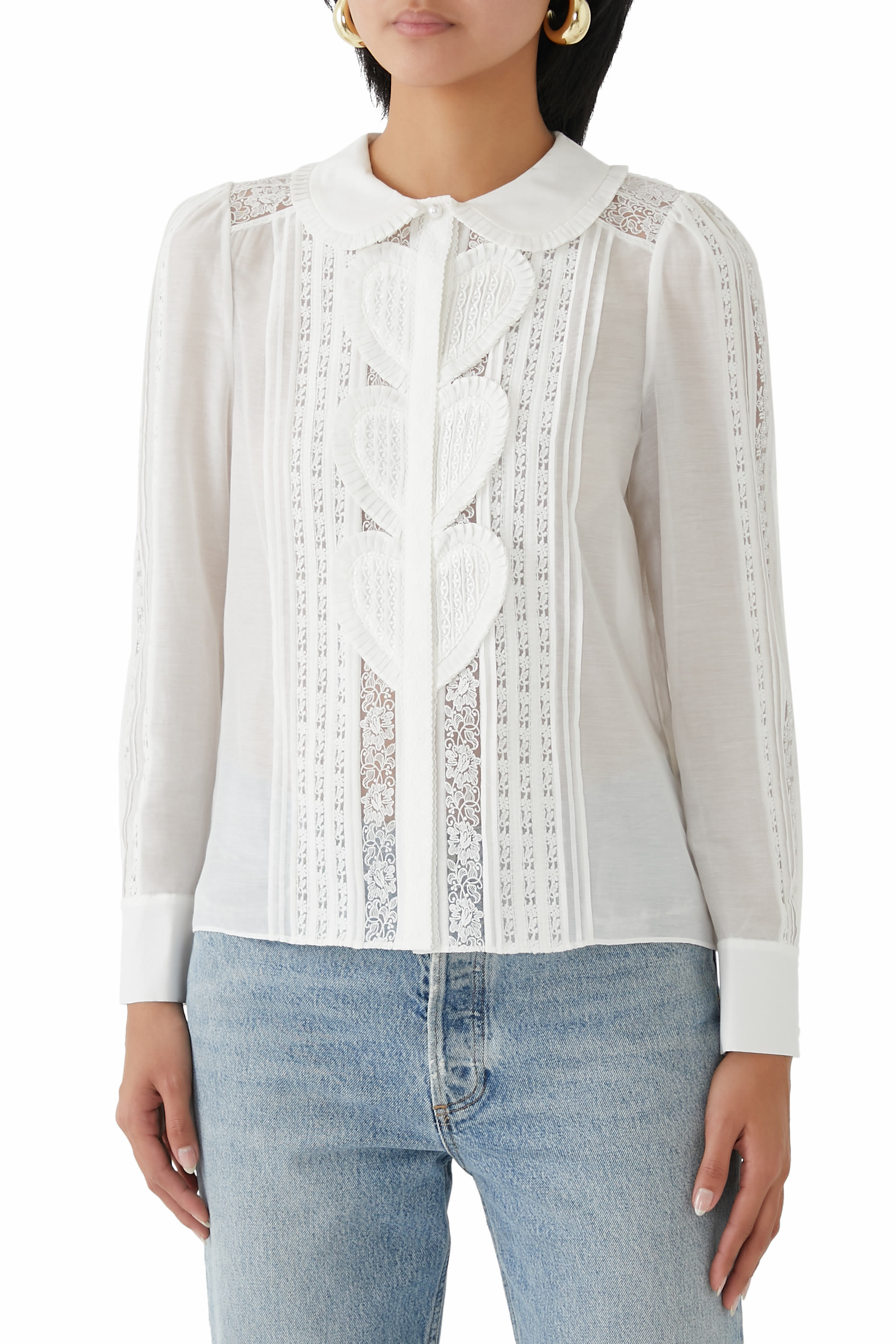 Kurt Mixed Media Blouse