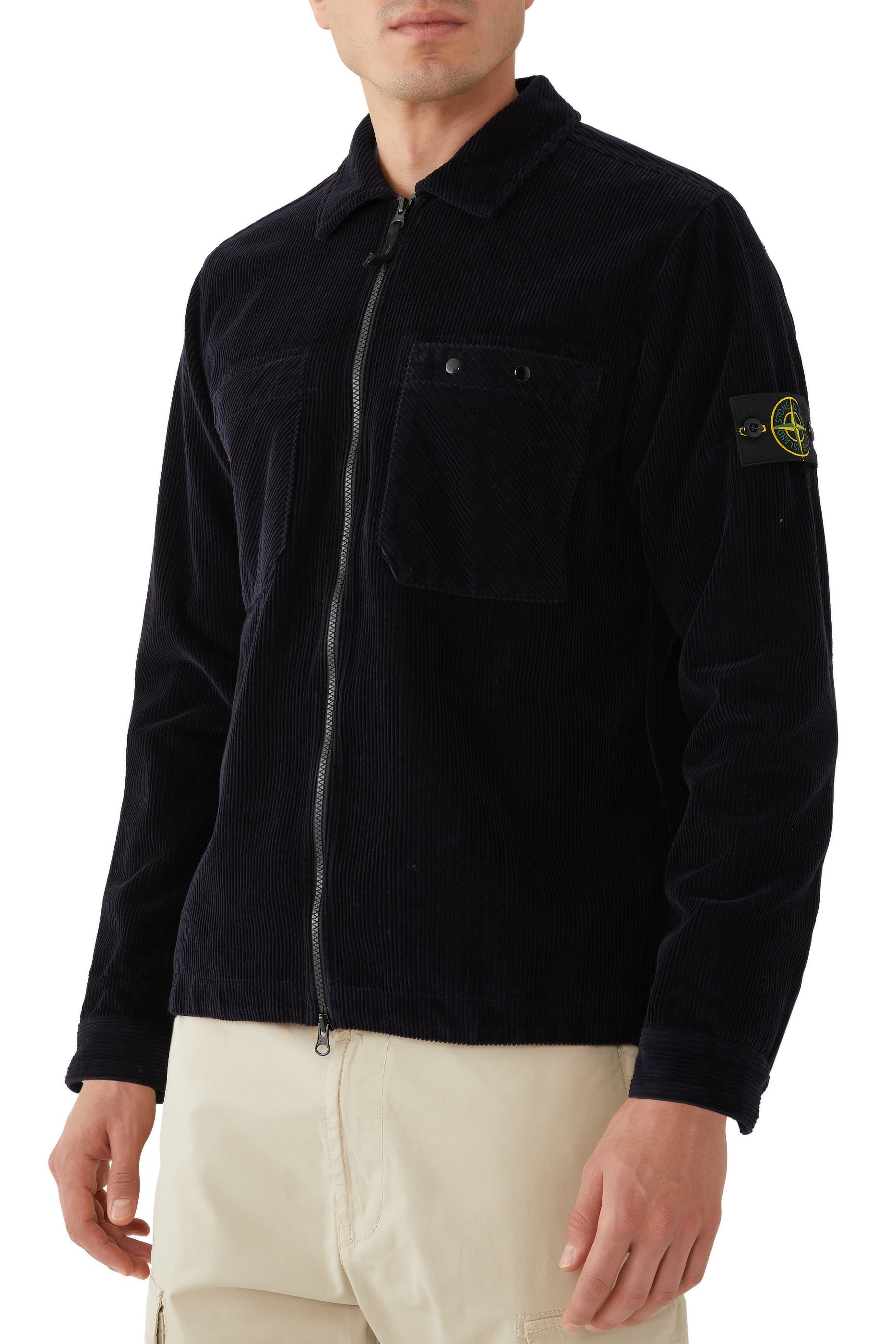 Compass-Badge Overshirt