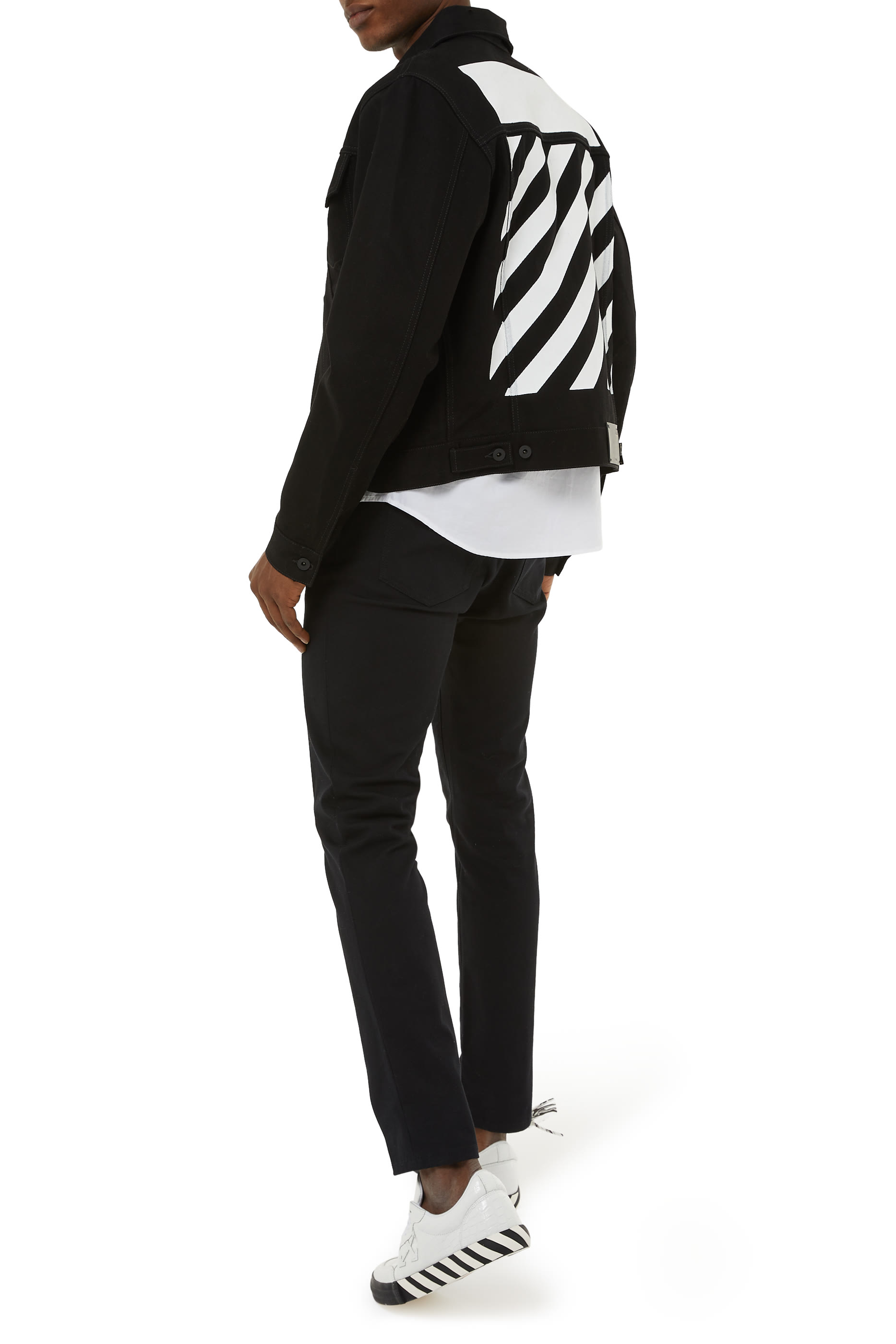 Logo Print Denim Jacket