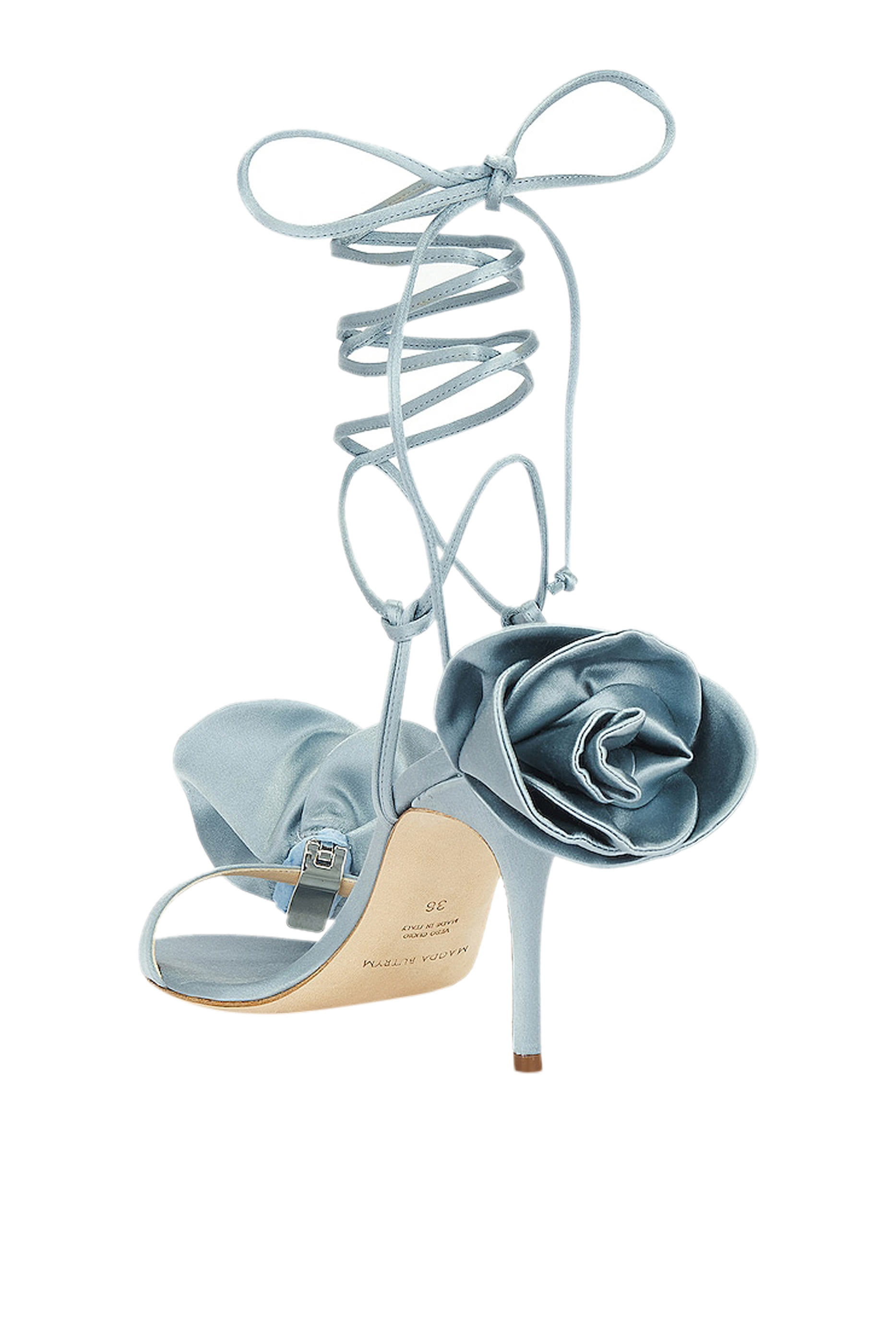 Floral 105 Satin Sandals