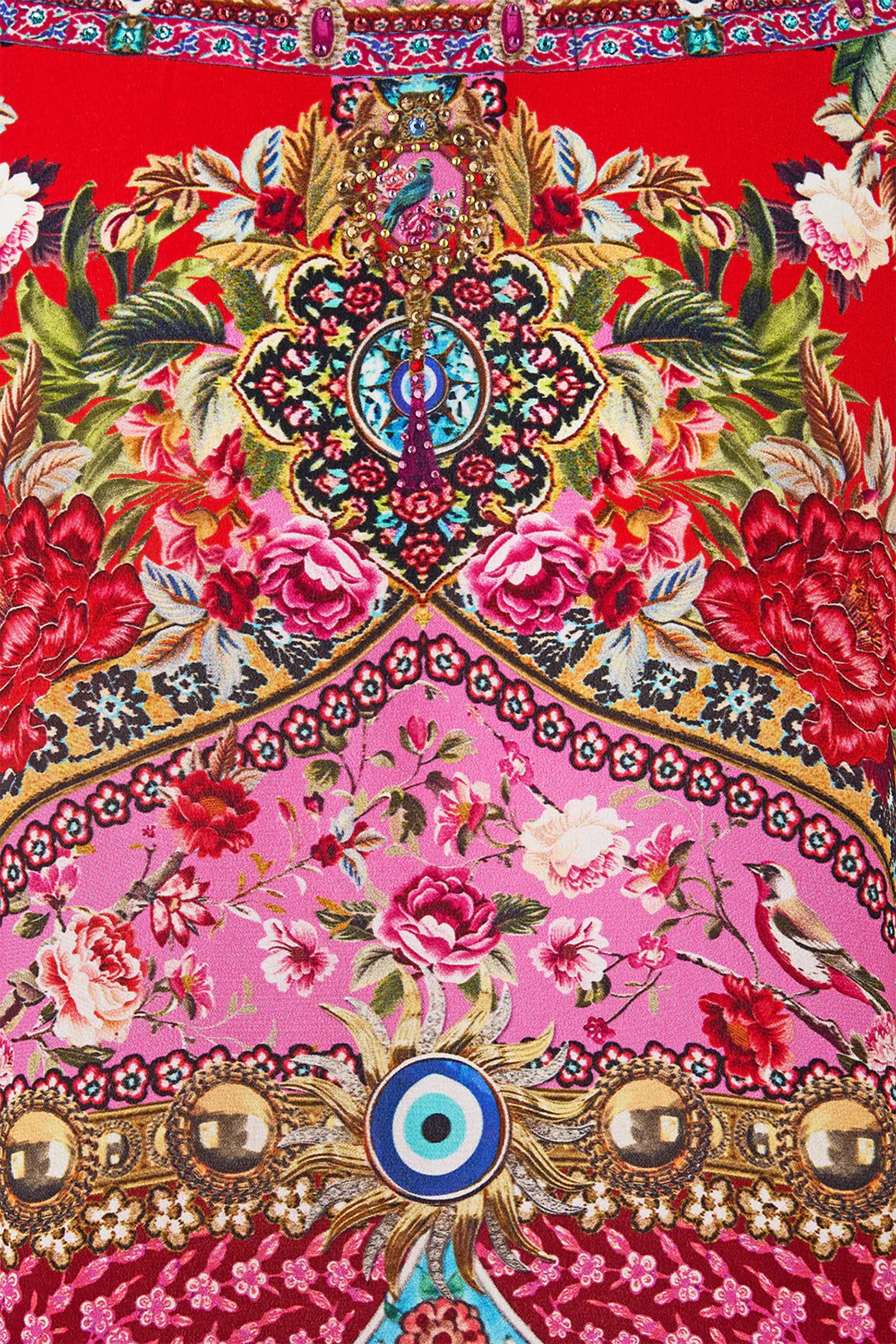 Short Round Neck Kaftan