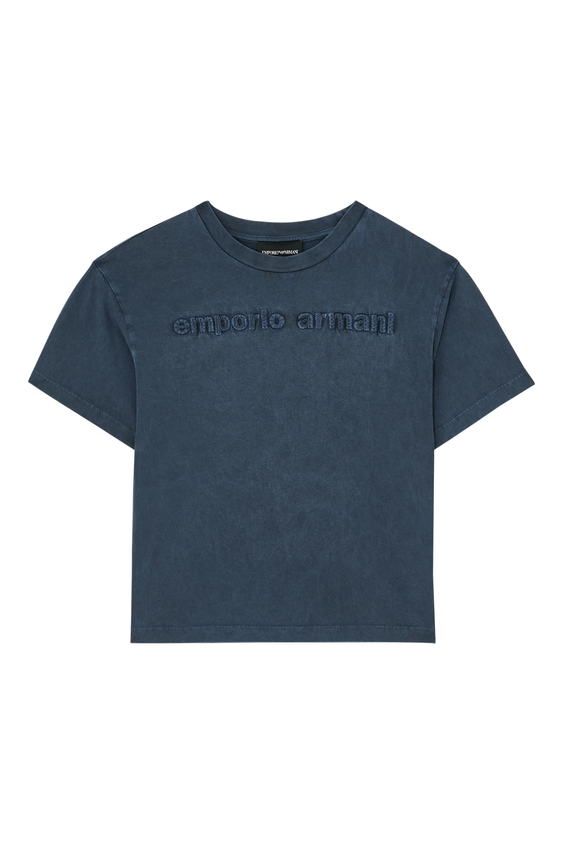 Kids Over-Fit T-Shirt in Garment-Dyed Jersey 