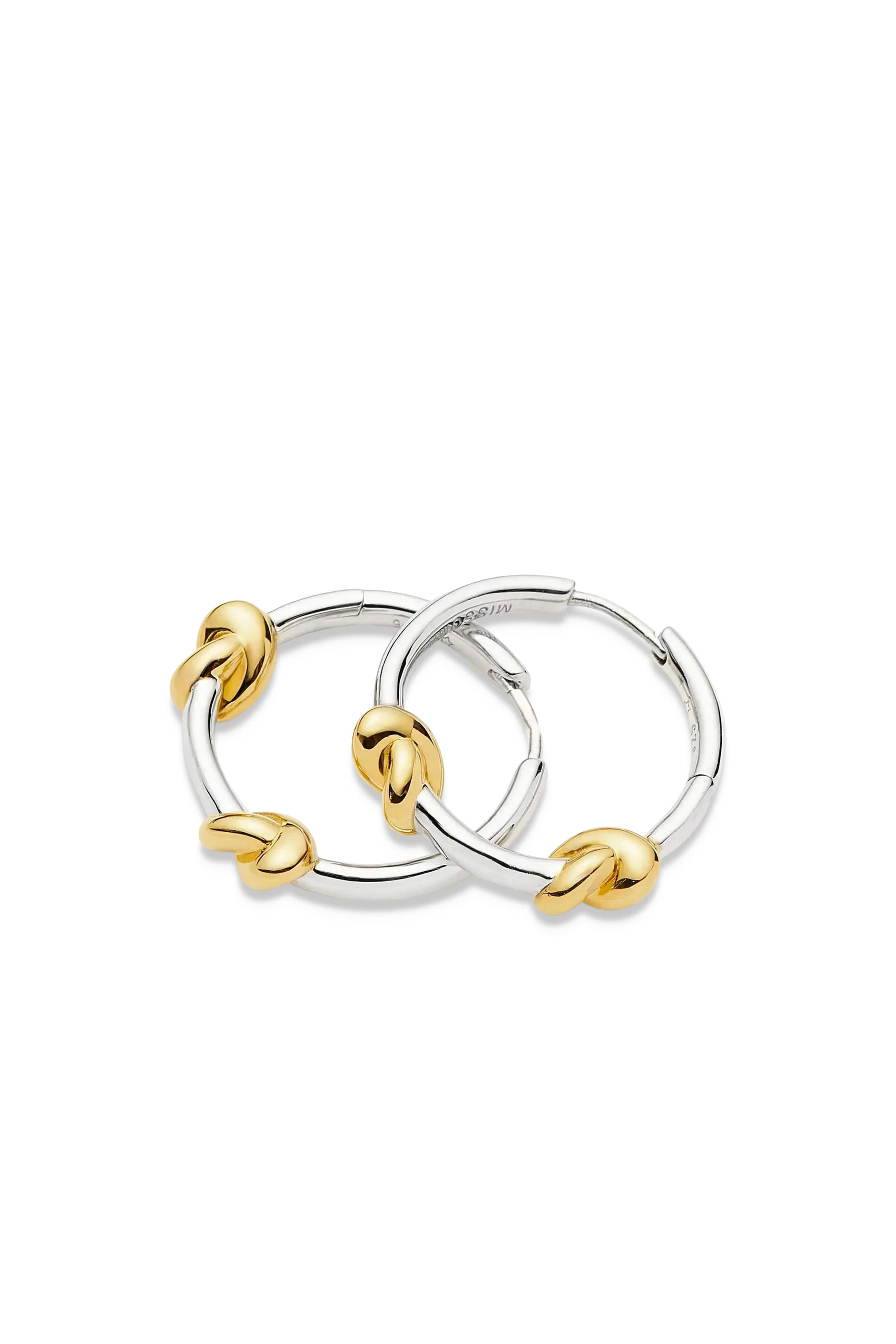 Lucy Williams Knot Small Hoop Earrings
