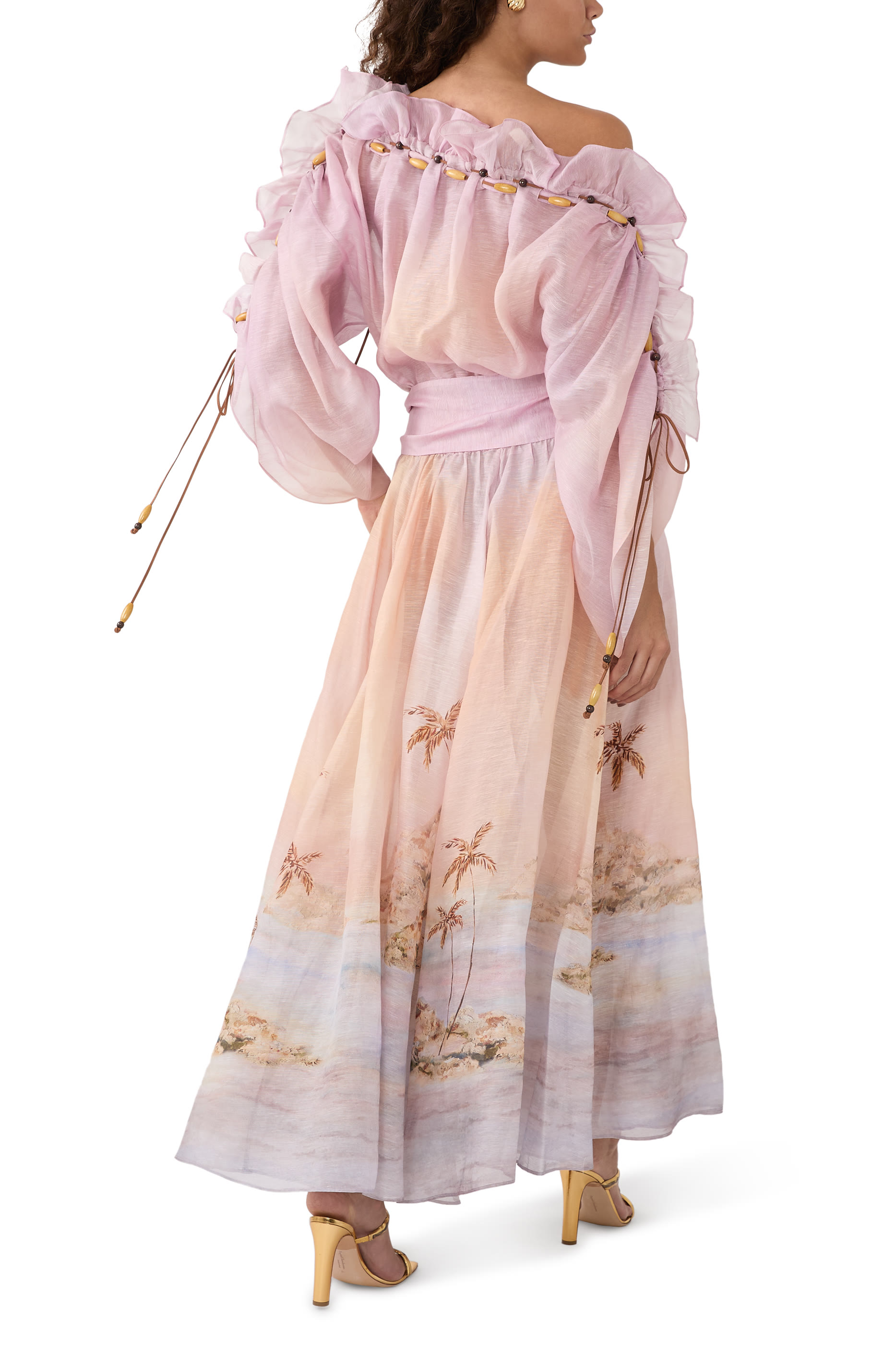 Dawning Ruffle Maxi Dress