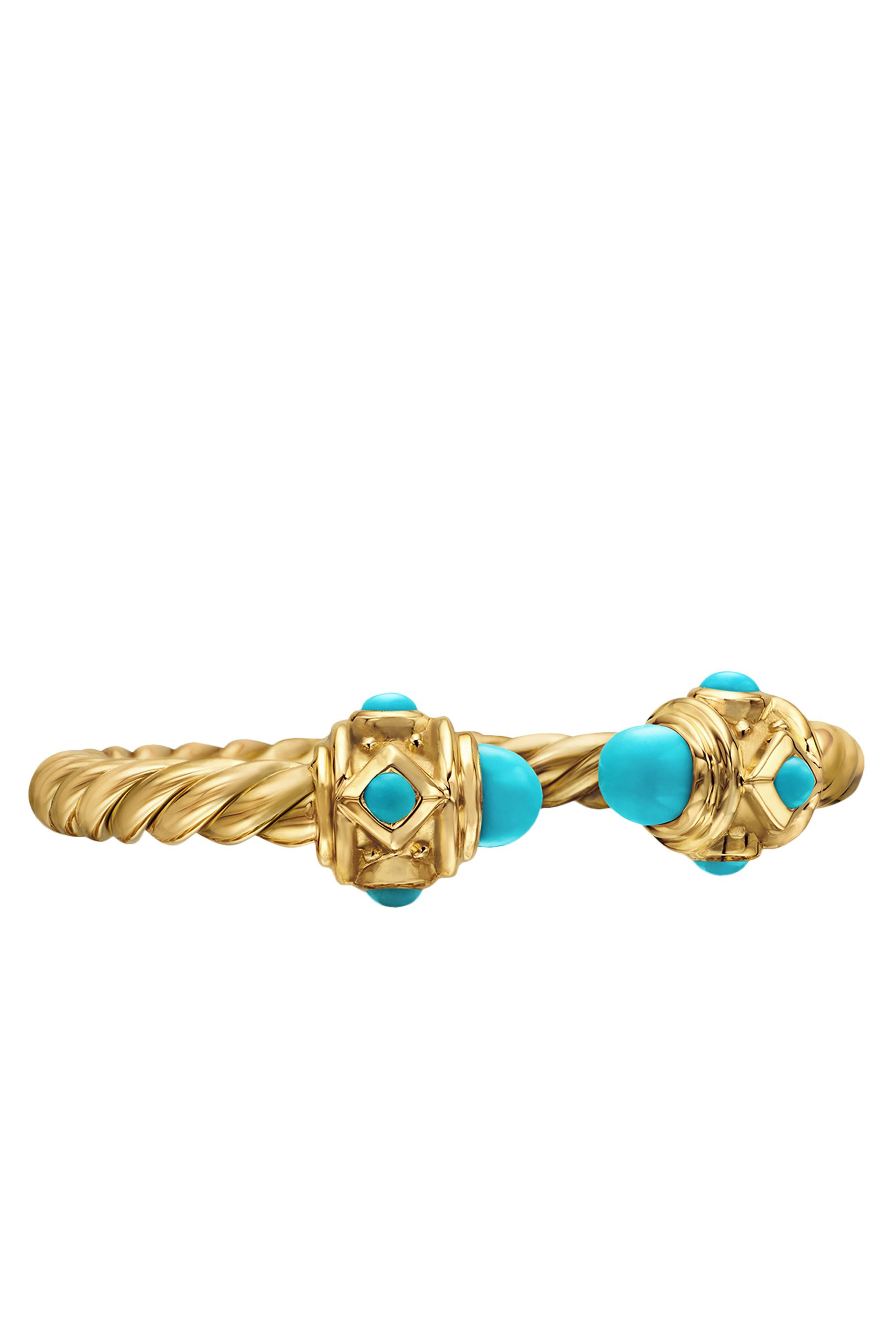 Renaissance Ring, 18k Yellow Gold with Turquoise