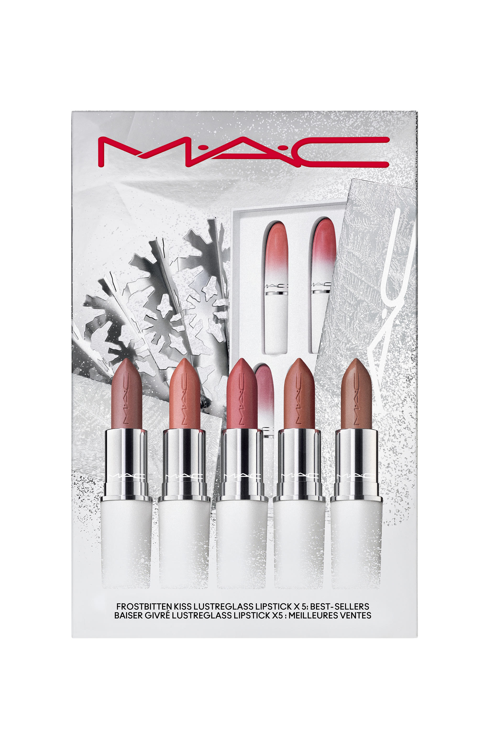 Frostbitten Kiss Lustreglass Lipstick Best-Sellers, Set of 5