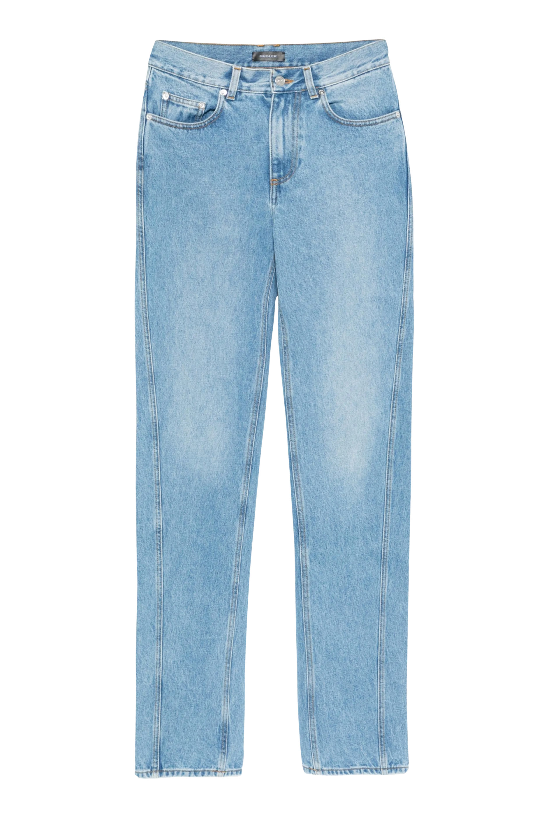 Logo Straight Denim Jeans