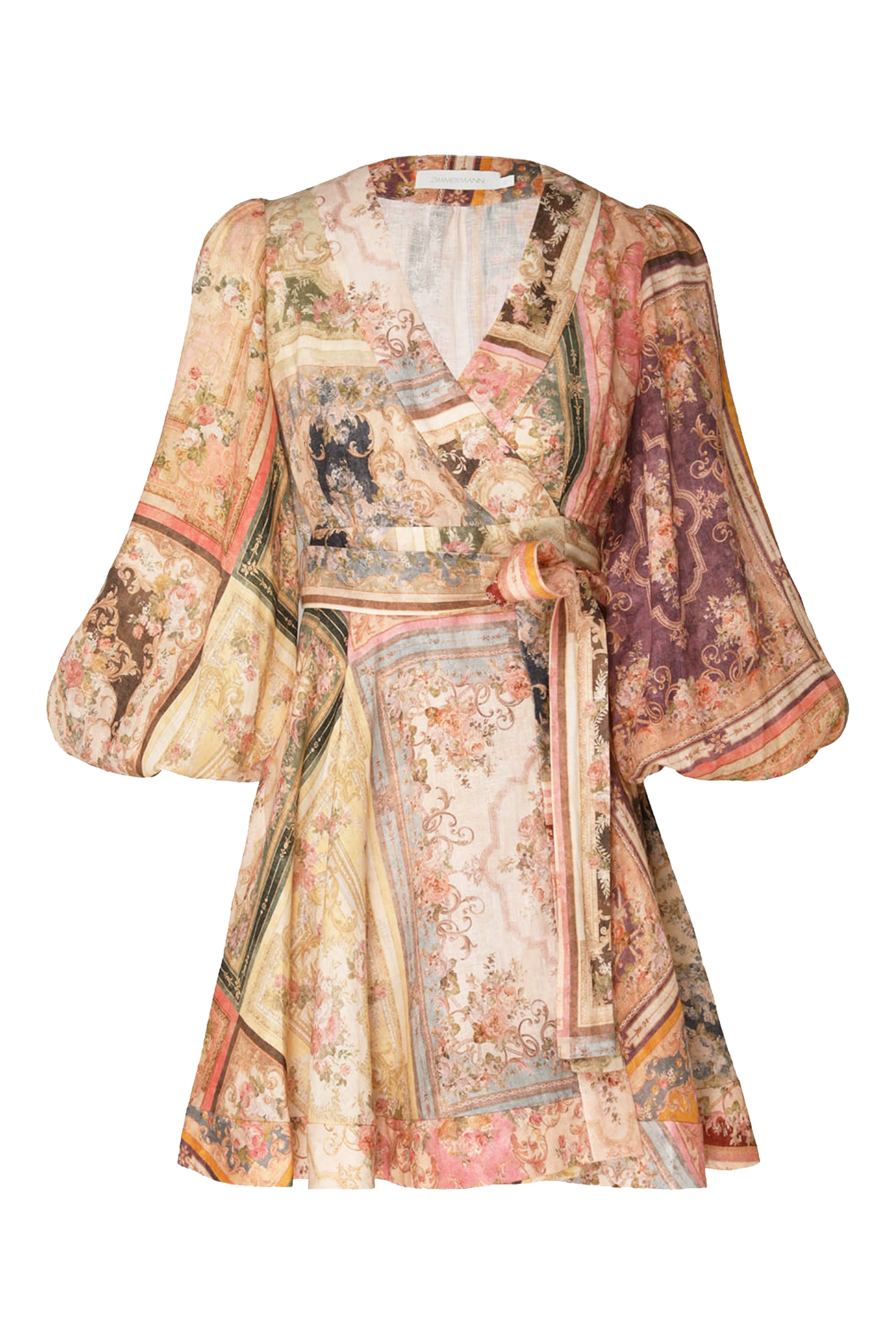 August Wrap Mini Dress