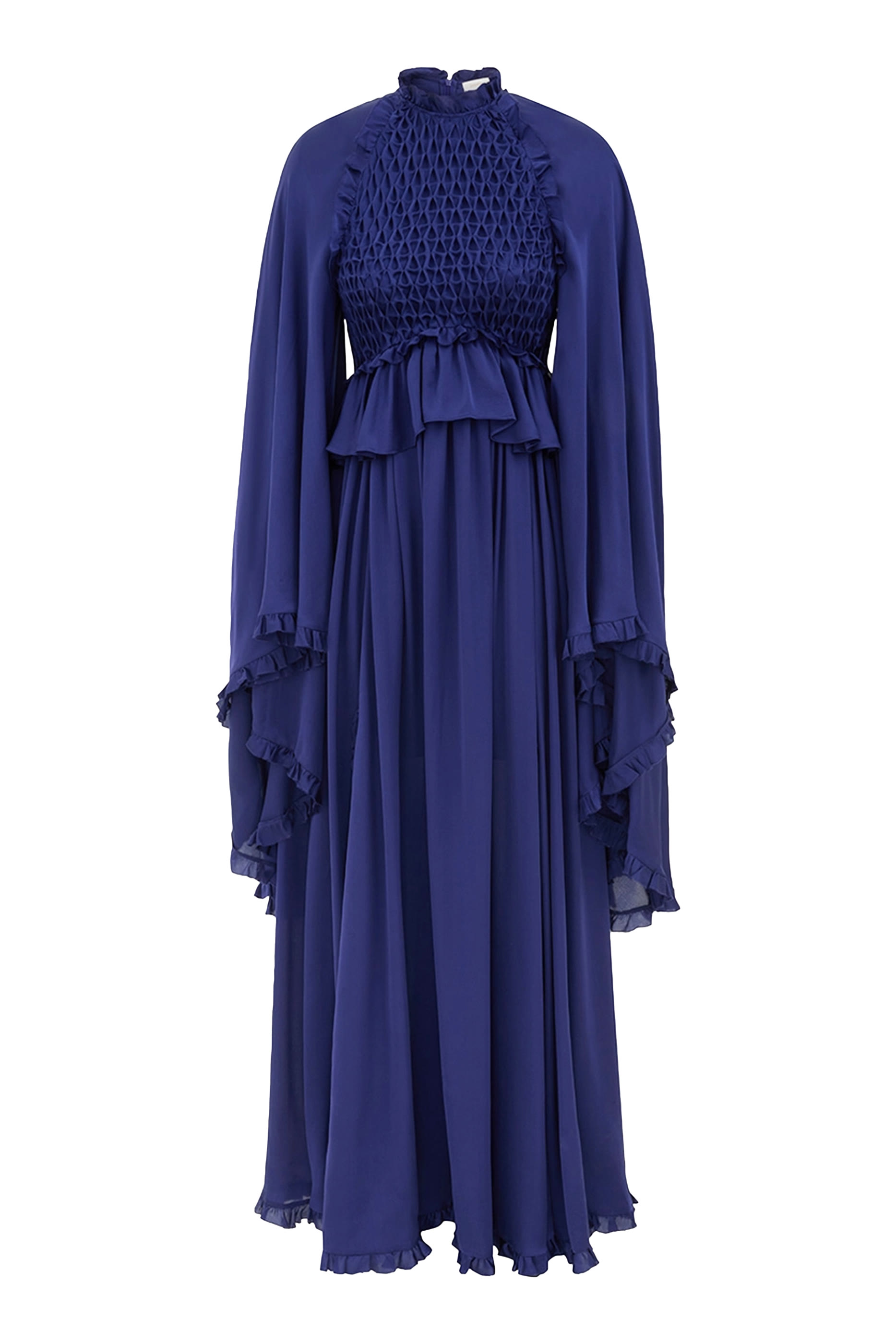 Hypnotic Smocked Flutter Dress