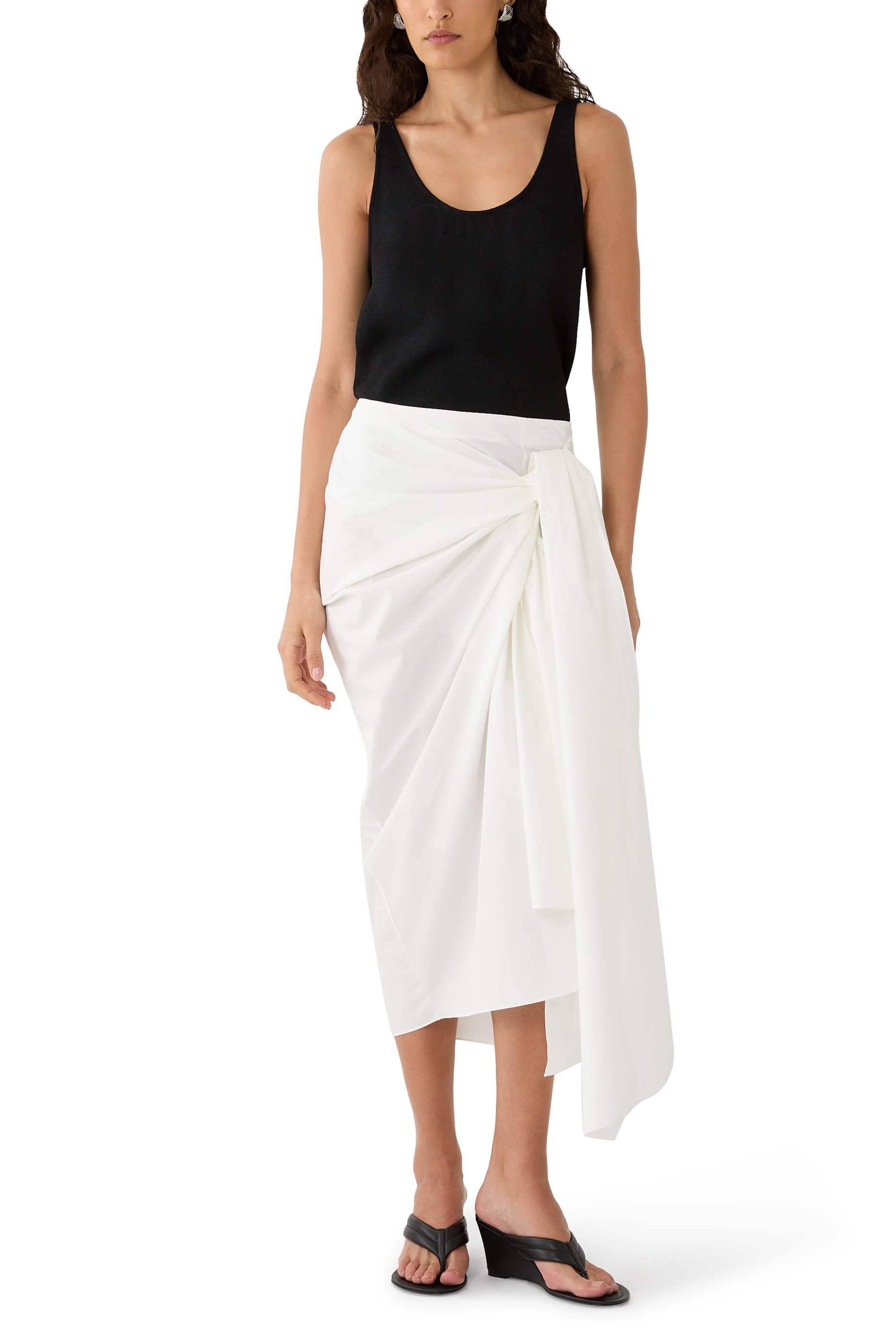 Stitch Detail 80 Thong Wedges