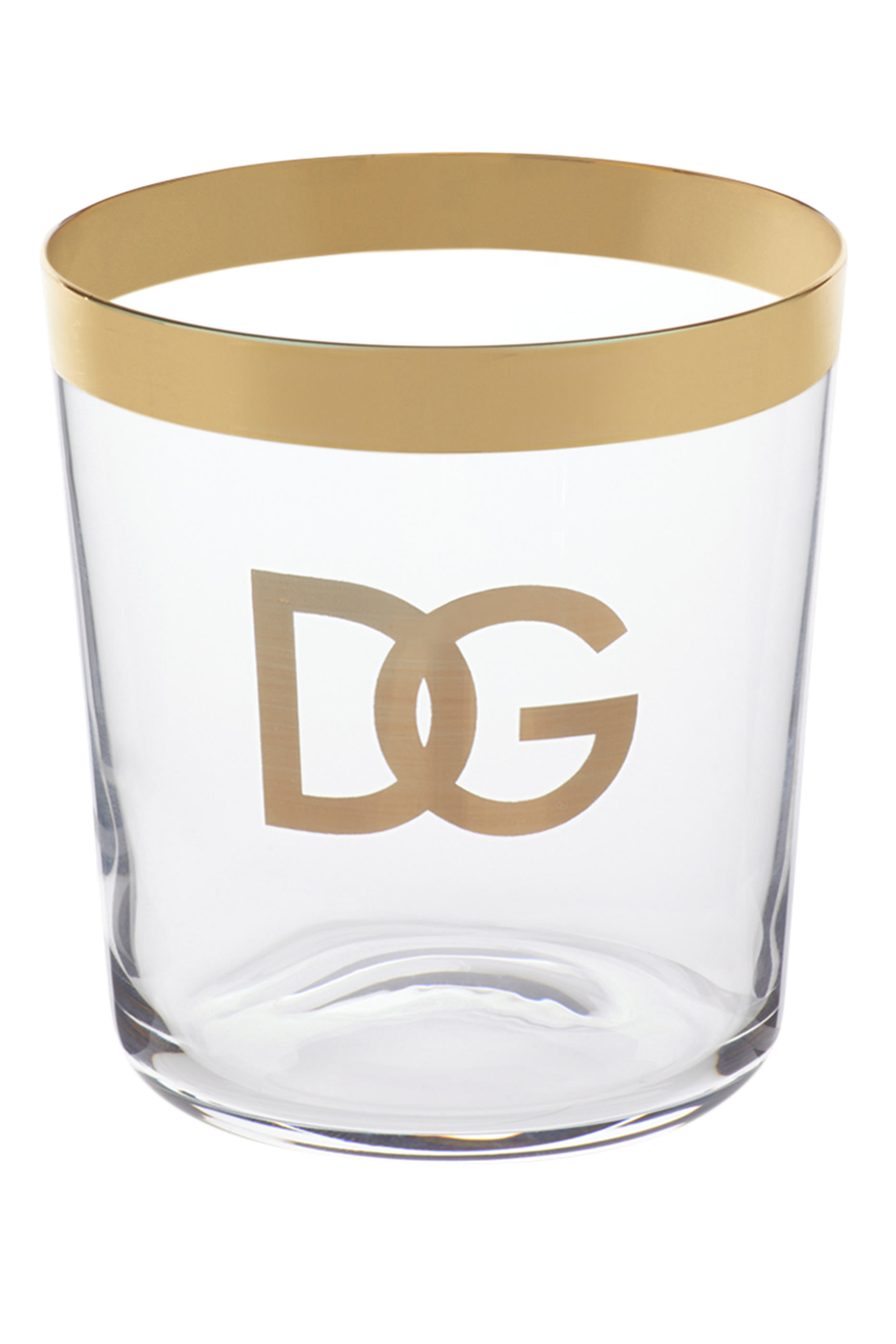 Golden Logo Water Glasses, Set of 2