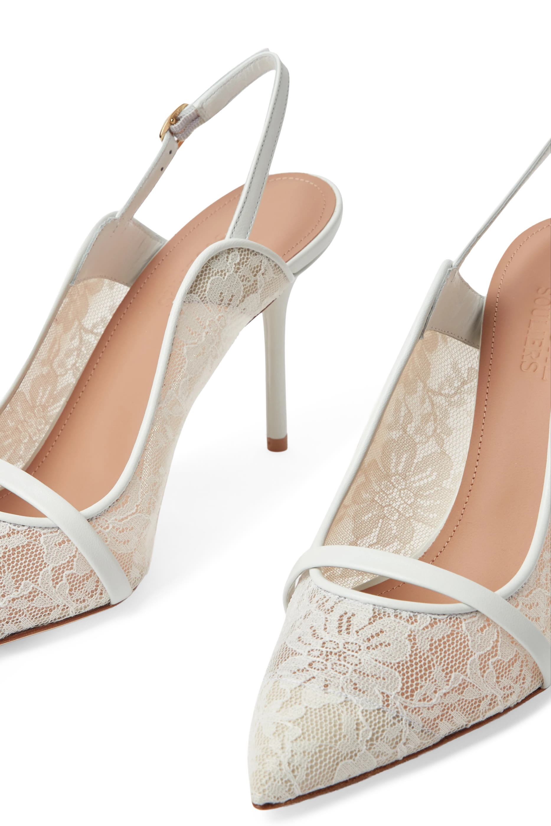 Marion 85 Lace Slingback Pumps