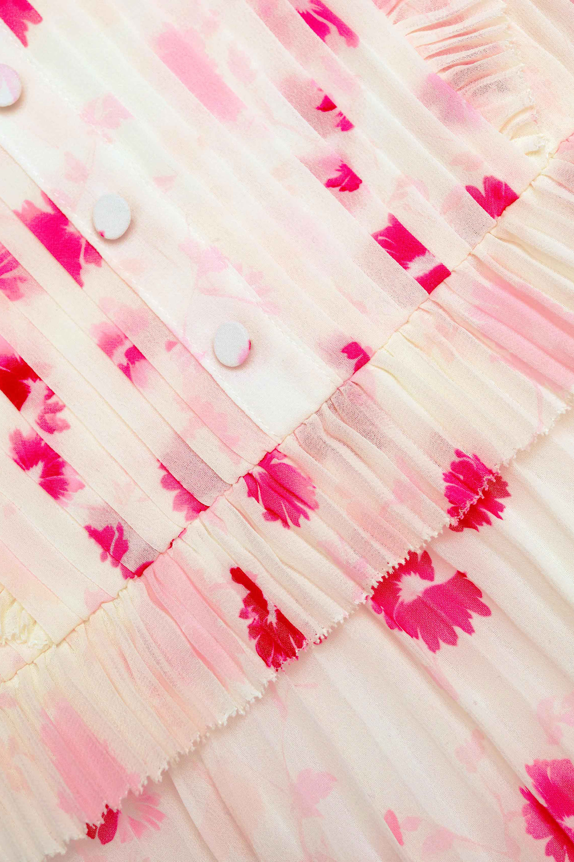 Kids Printed Chiffon Midi Dress