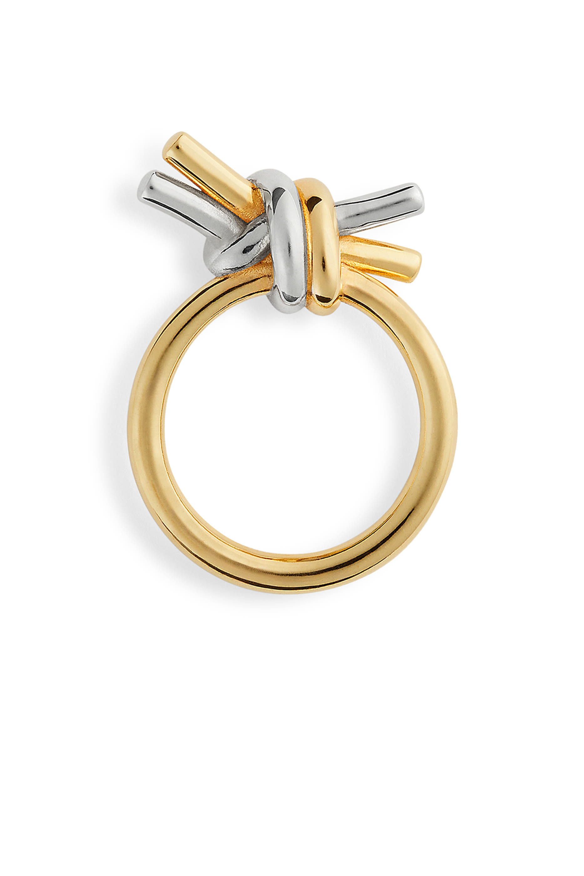Knot Ring, 18k Gold-Finish Sterling Silver