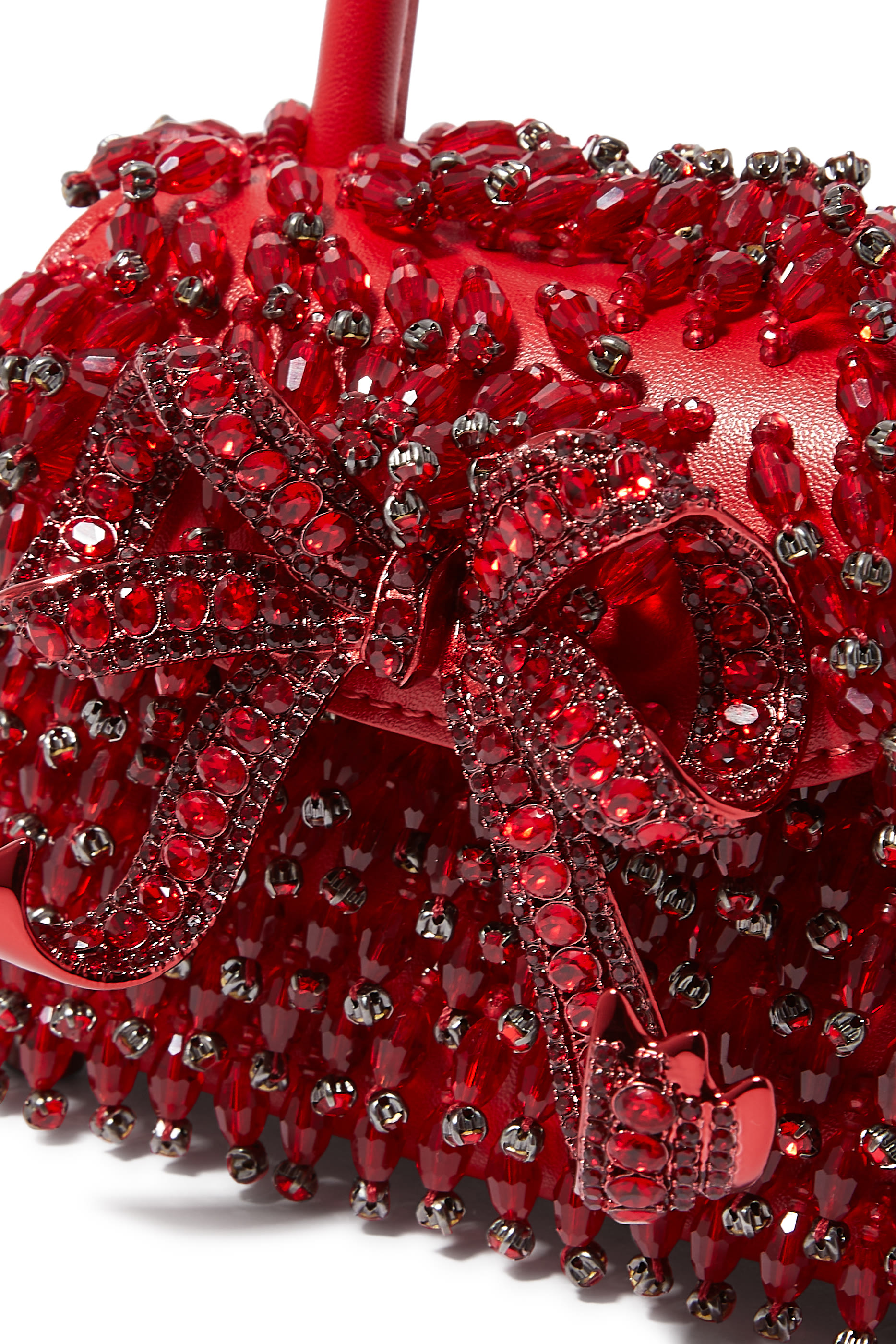 Embellished Micro Bow Bag