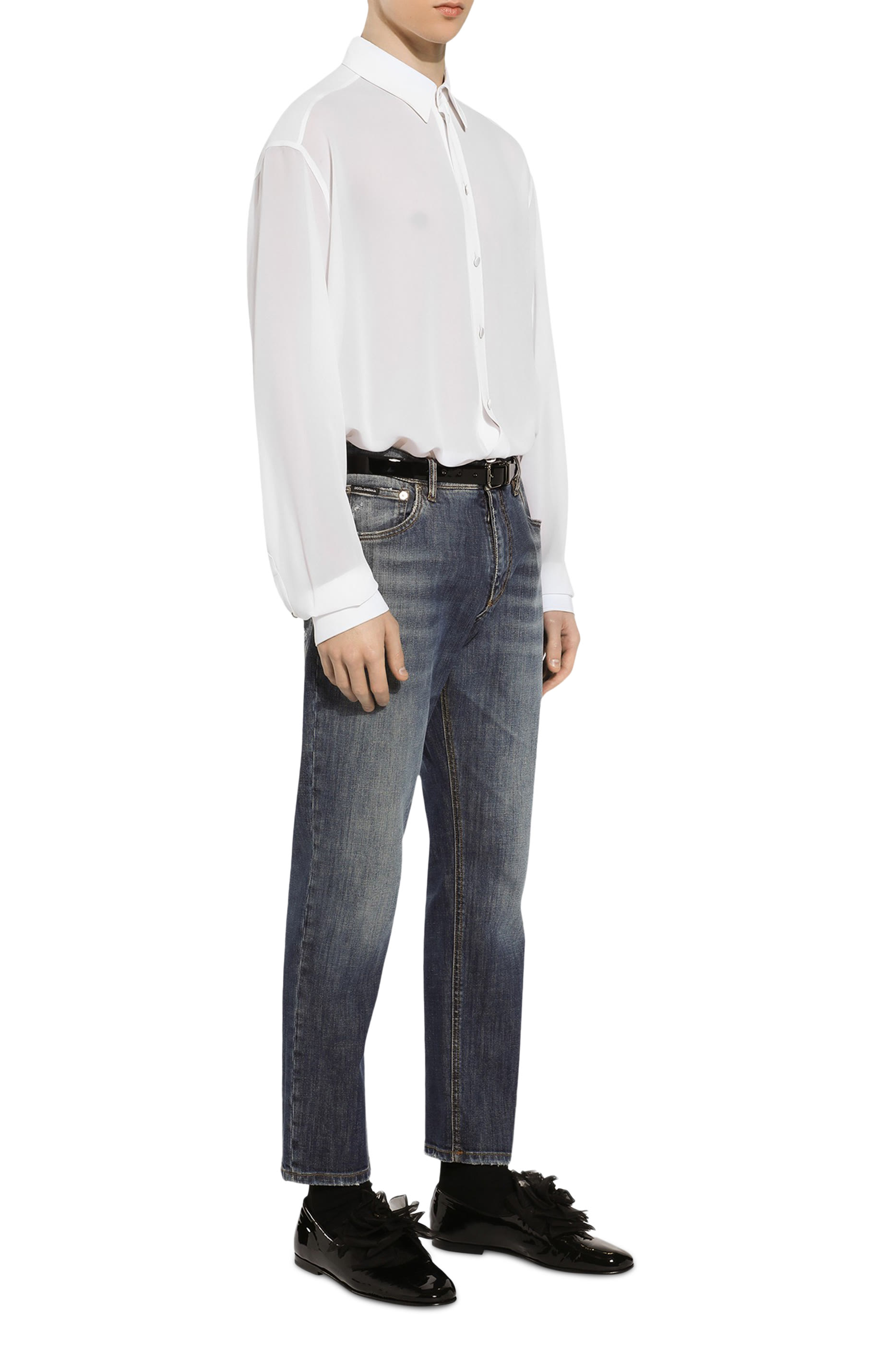 Loose Stretch Denim Jeans