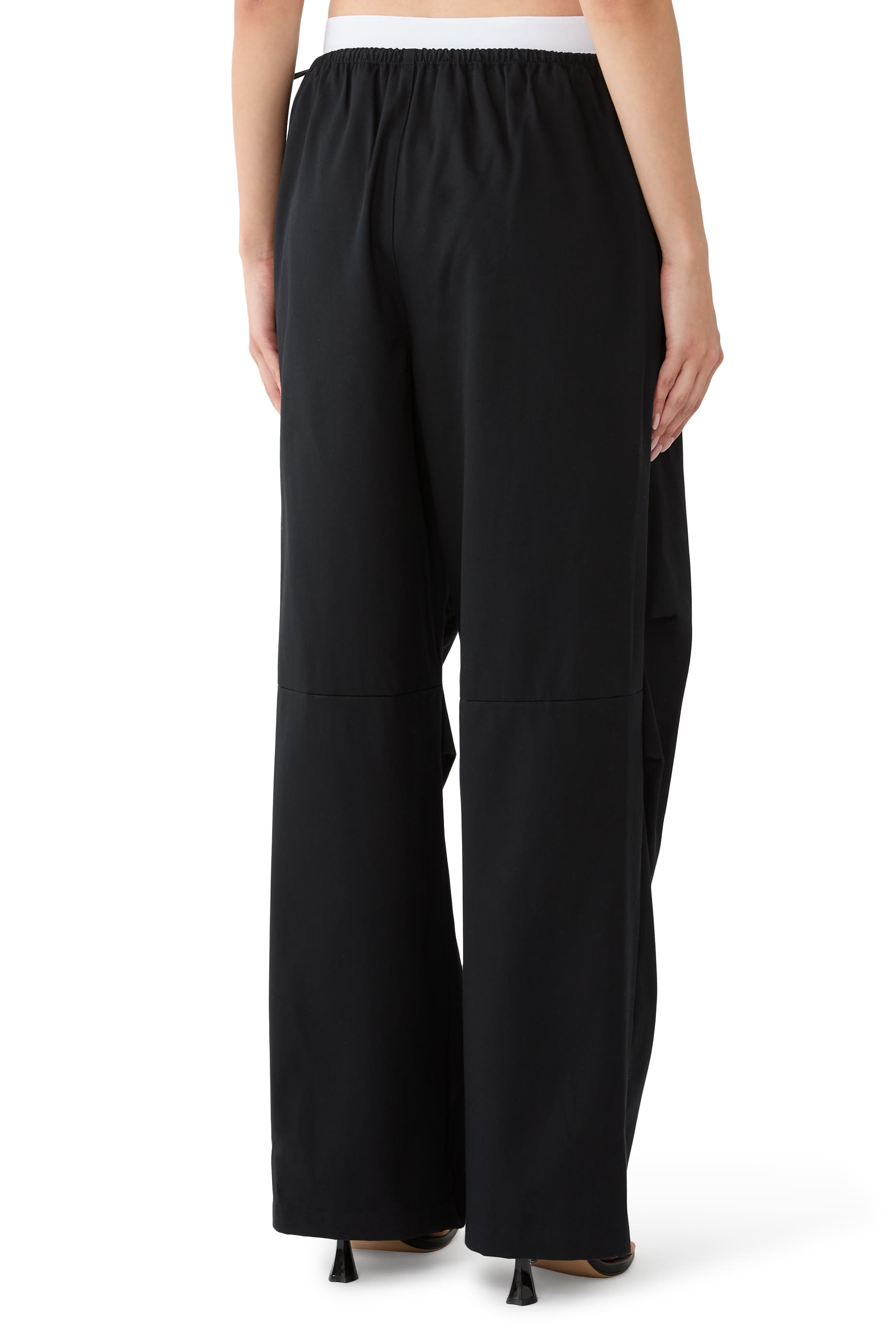 Logo Elastic Mid-Rise Pants