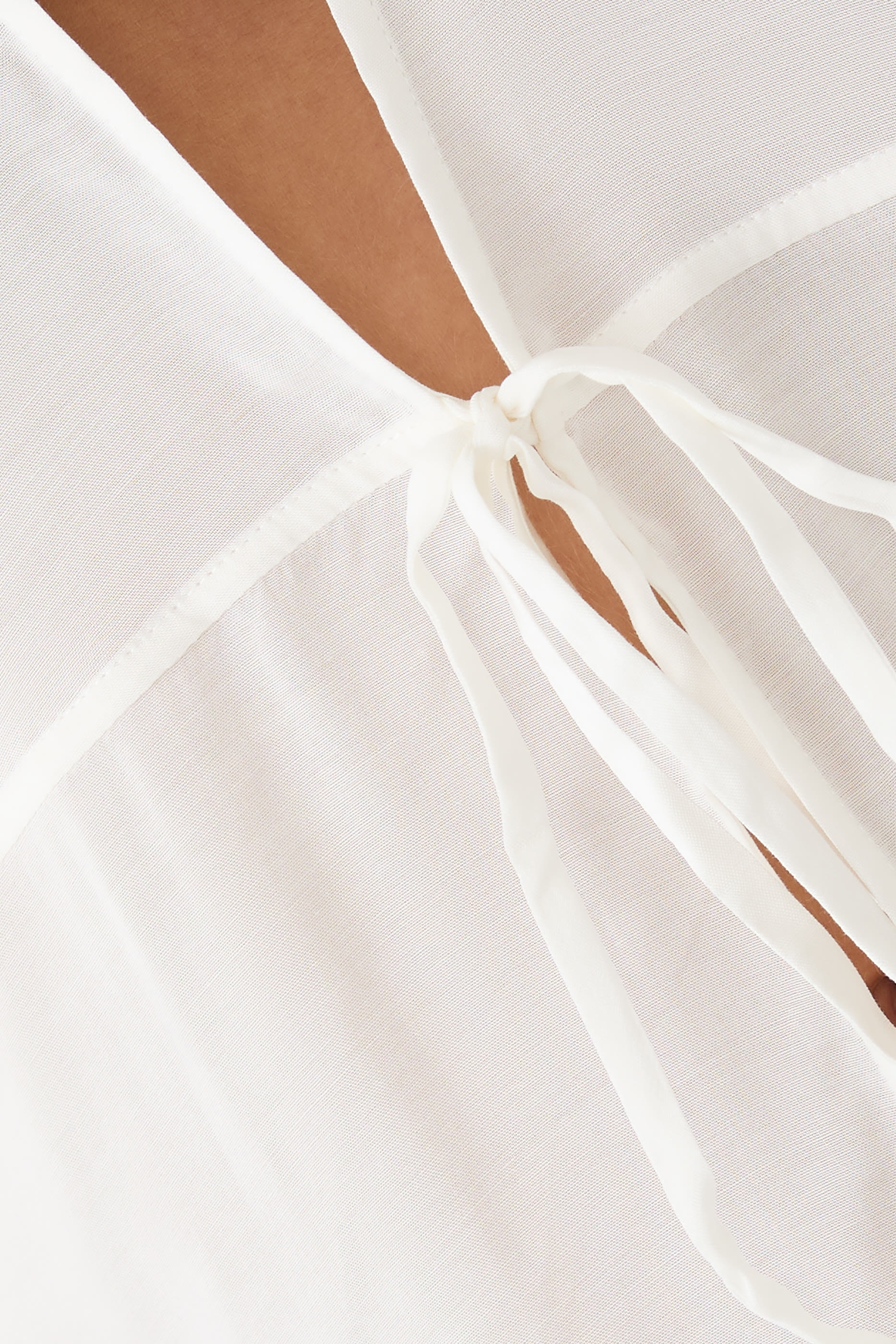 Cremona Tie-Front Mini Coverup