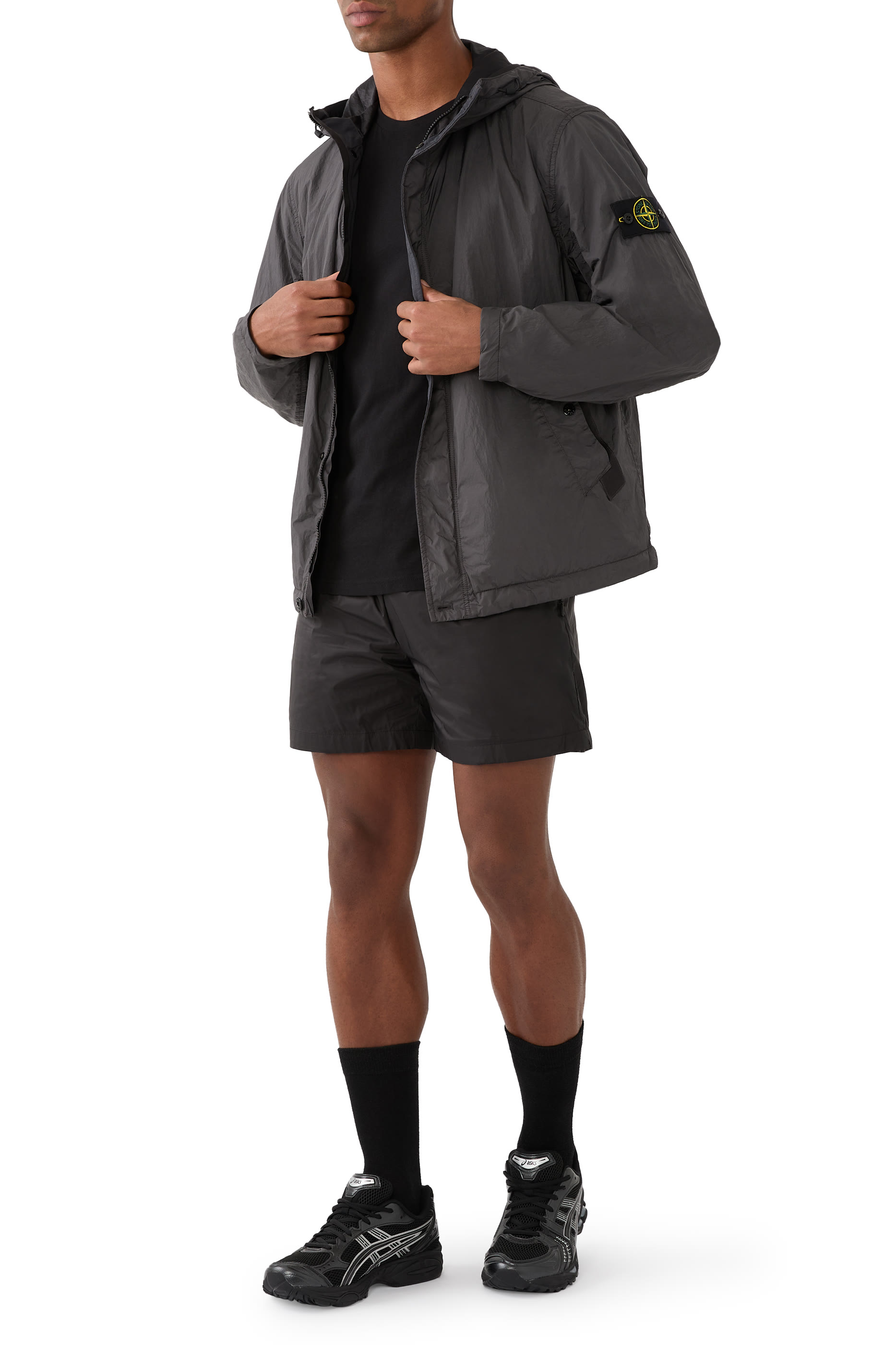 Hooded Jacket with Wind Resistance and Anti-Drop