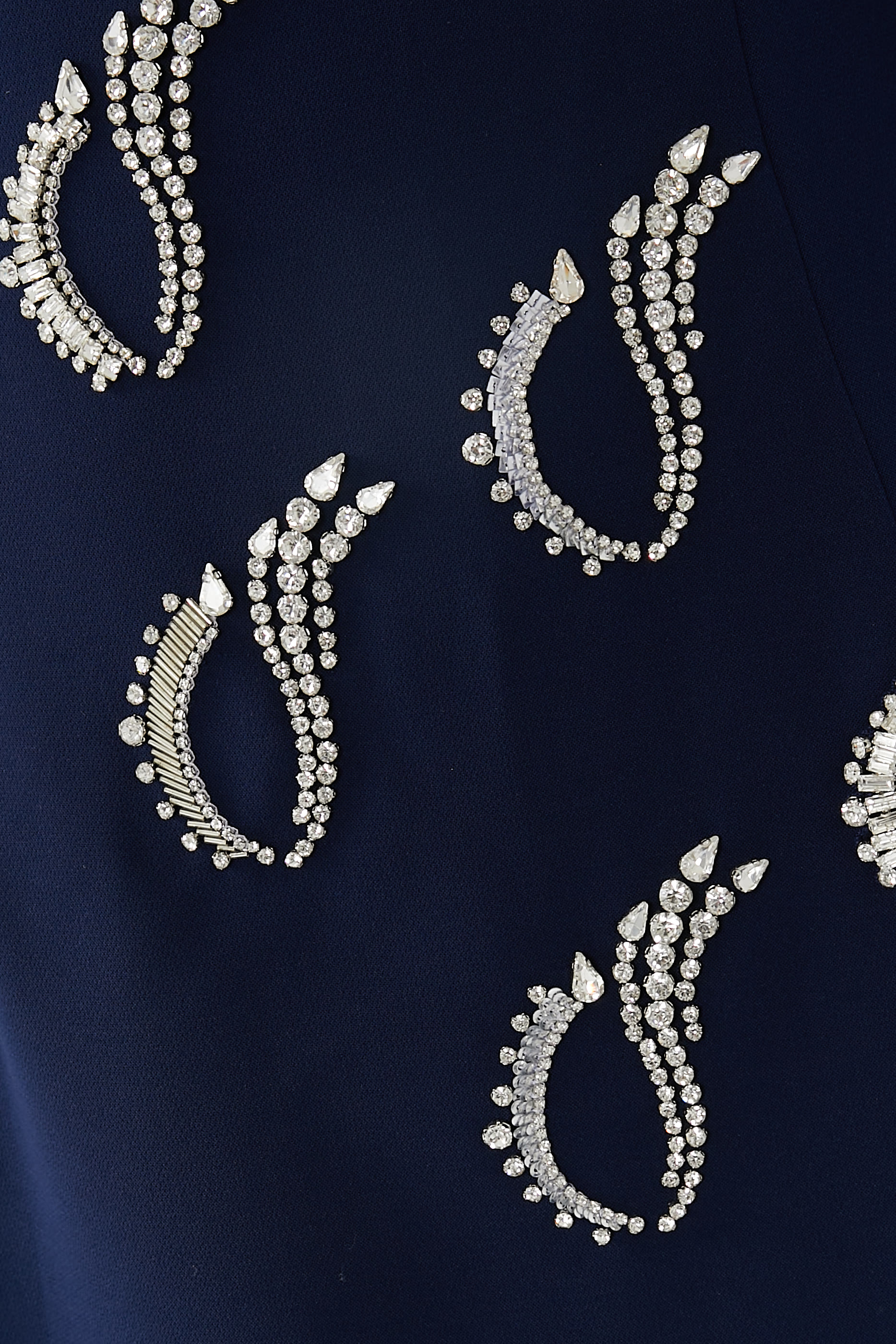 Embellished Long Sleeves Gown