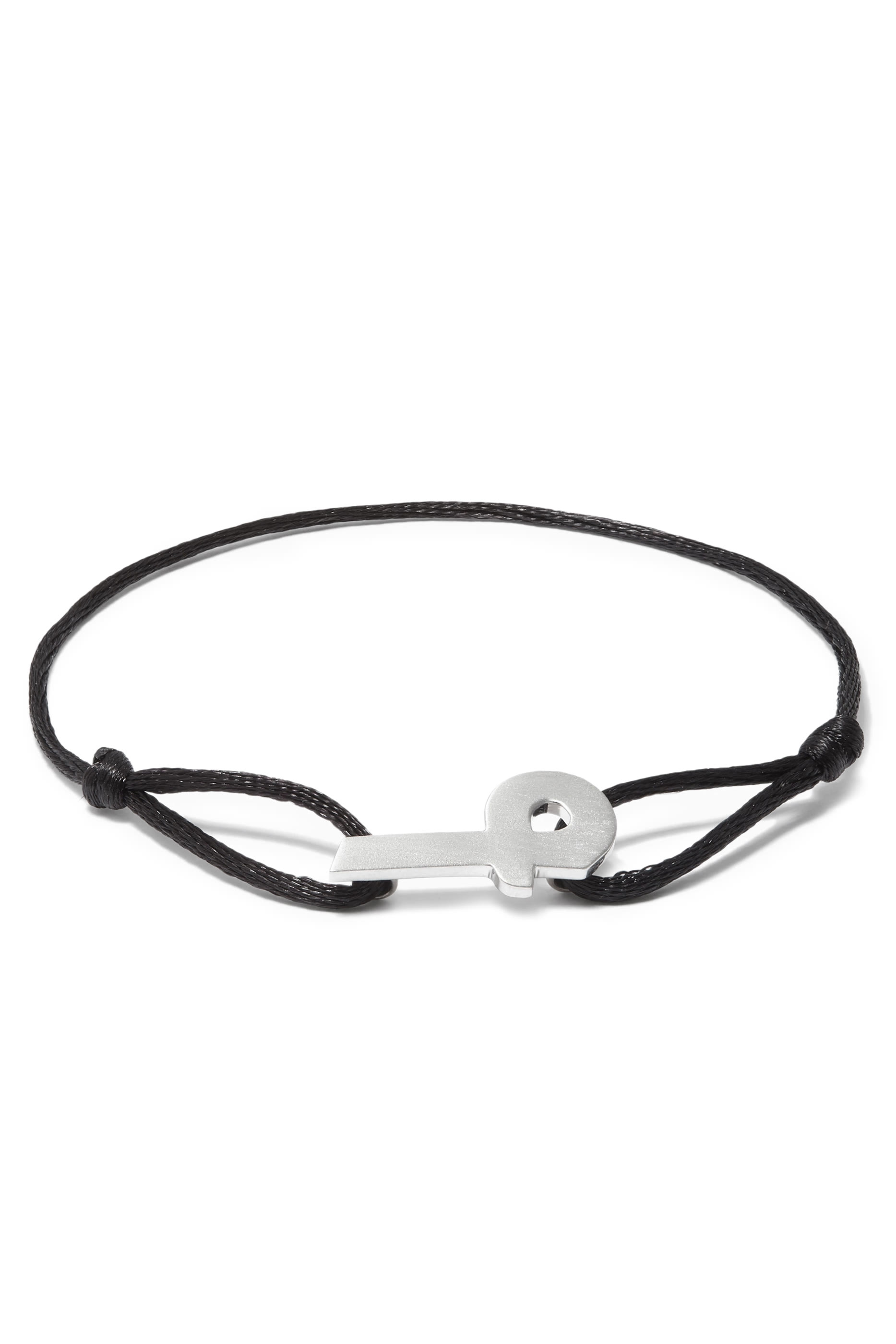 Arabic Letter 'Meem' Bracelet, Sterling Silver