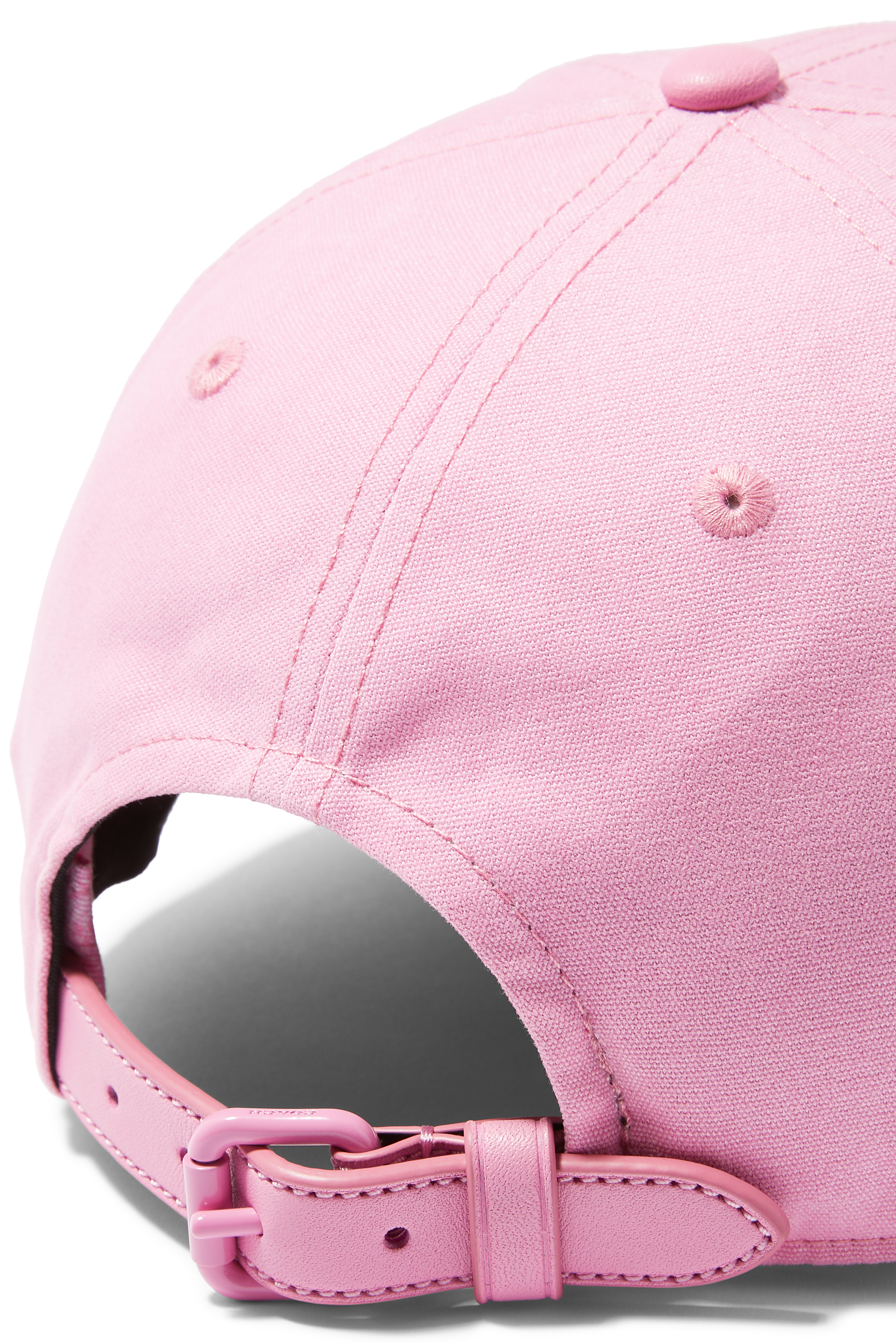 Logo Detail Canvas Baseball Cap