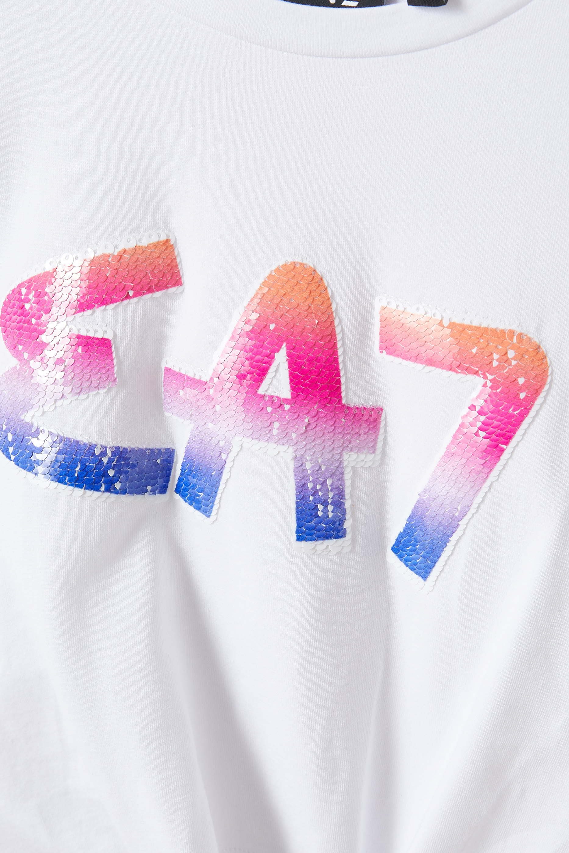 Kids EA7 Logo T-Shirt