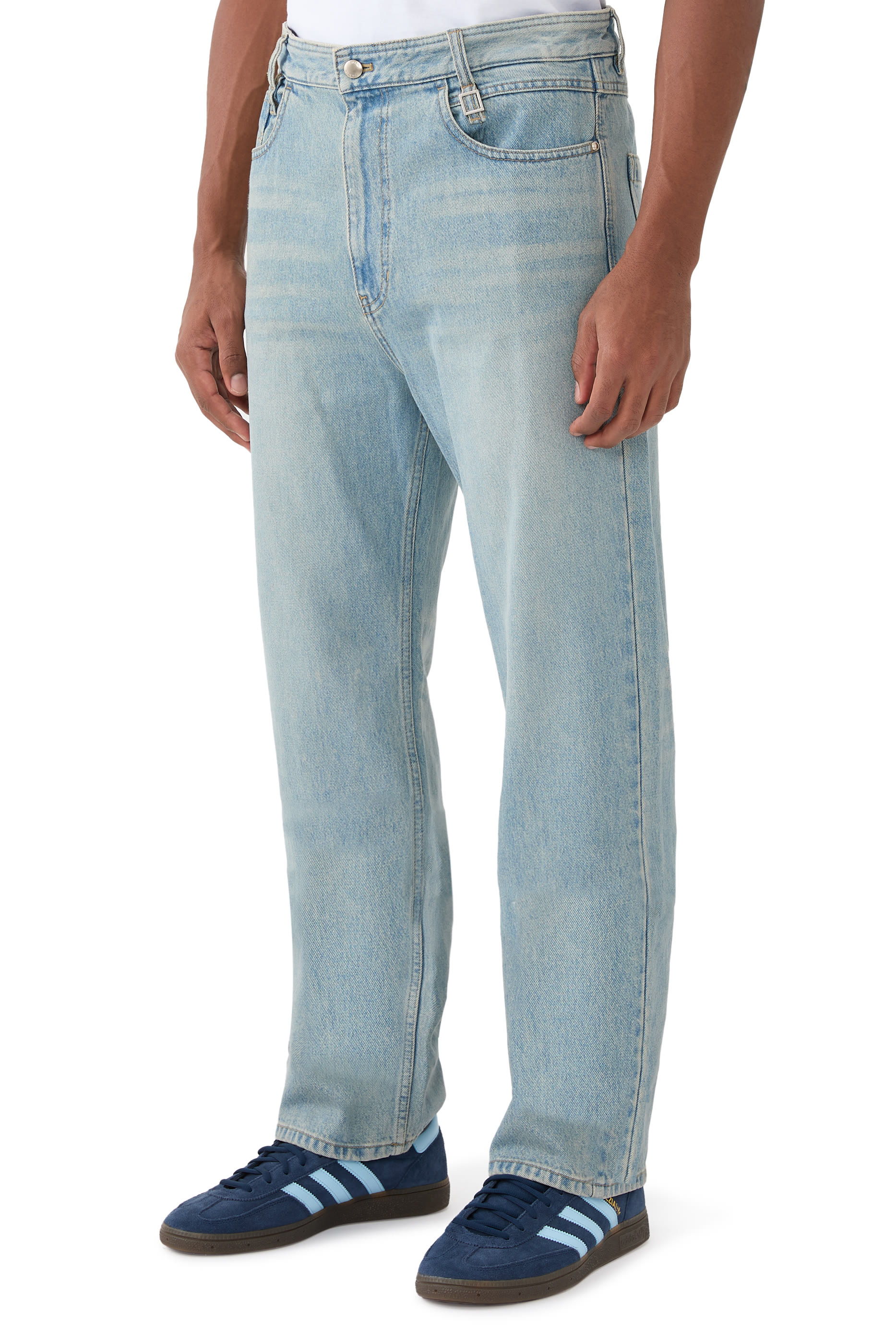 New Straight Denim Pants