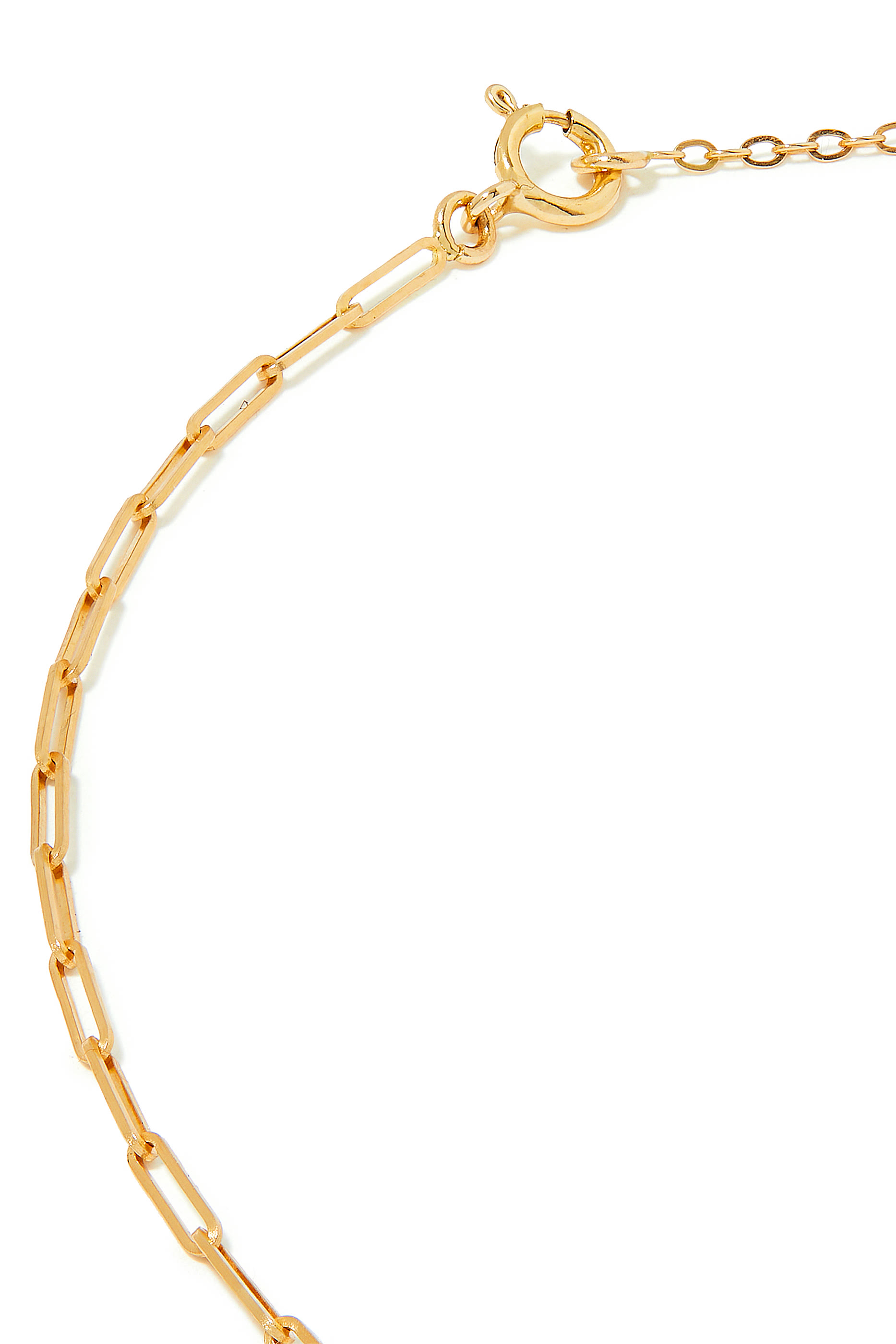 Solitaire Necklace, 18k Yellow Gold & Emerald