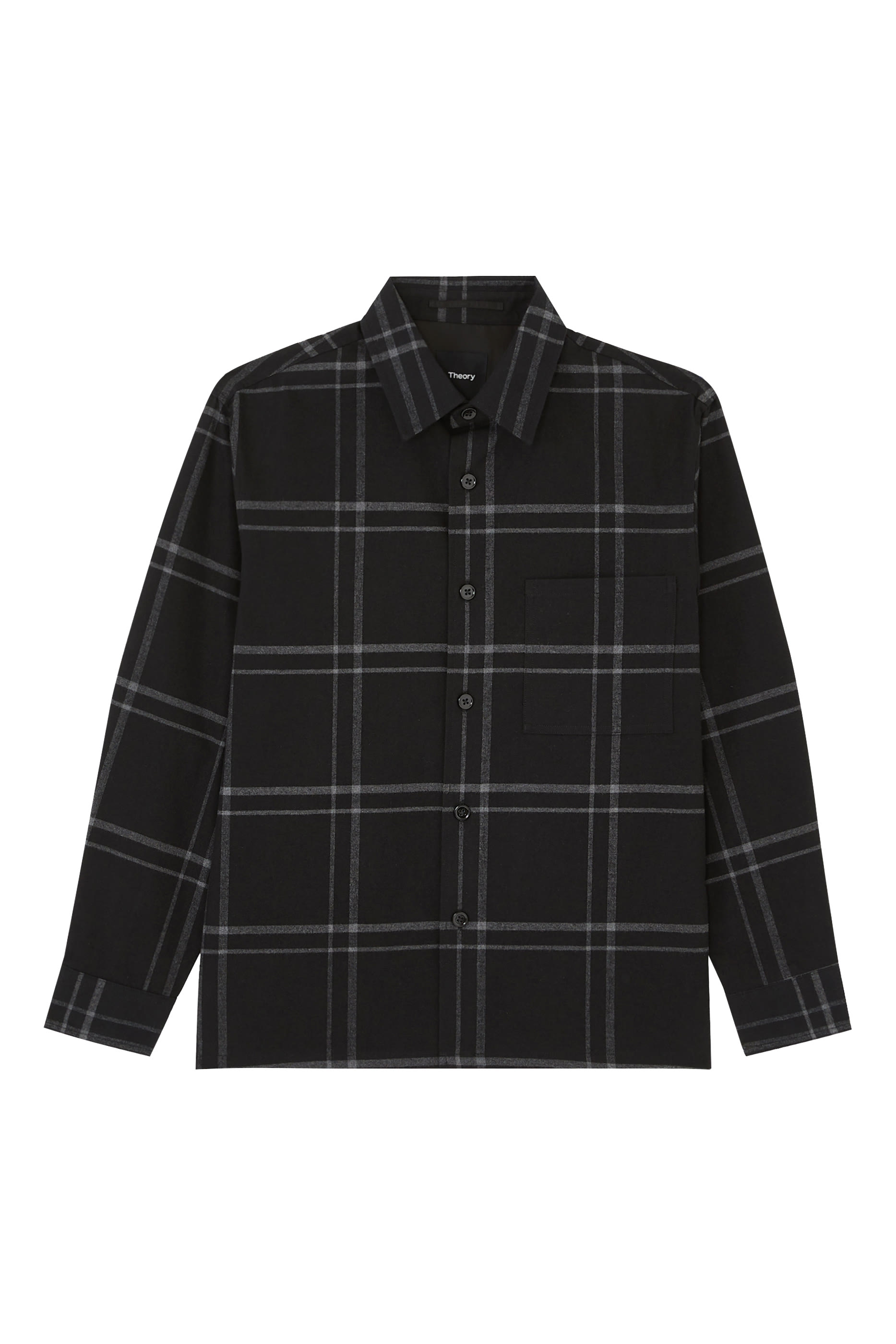 Clyfford Windowpane Cotton-Blend Shirt Jacket