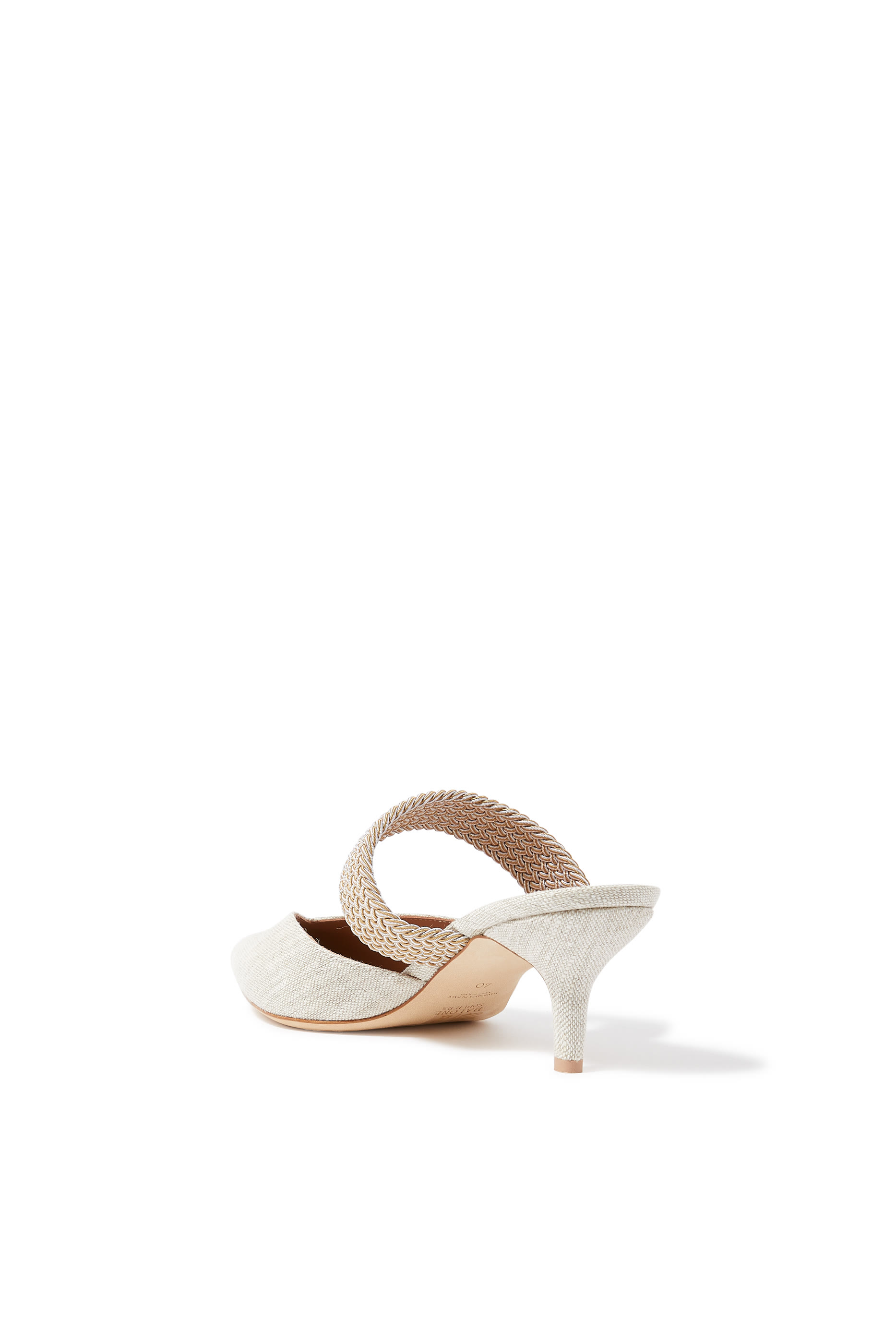 Maisie Linen Kitten 45 Heels