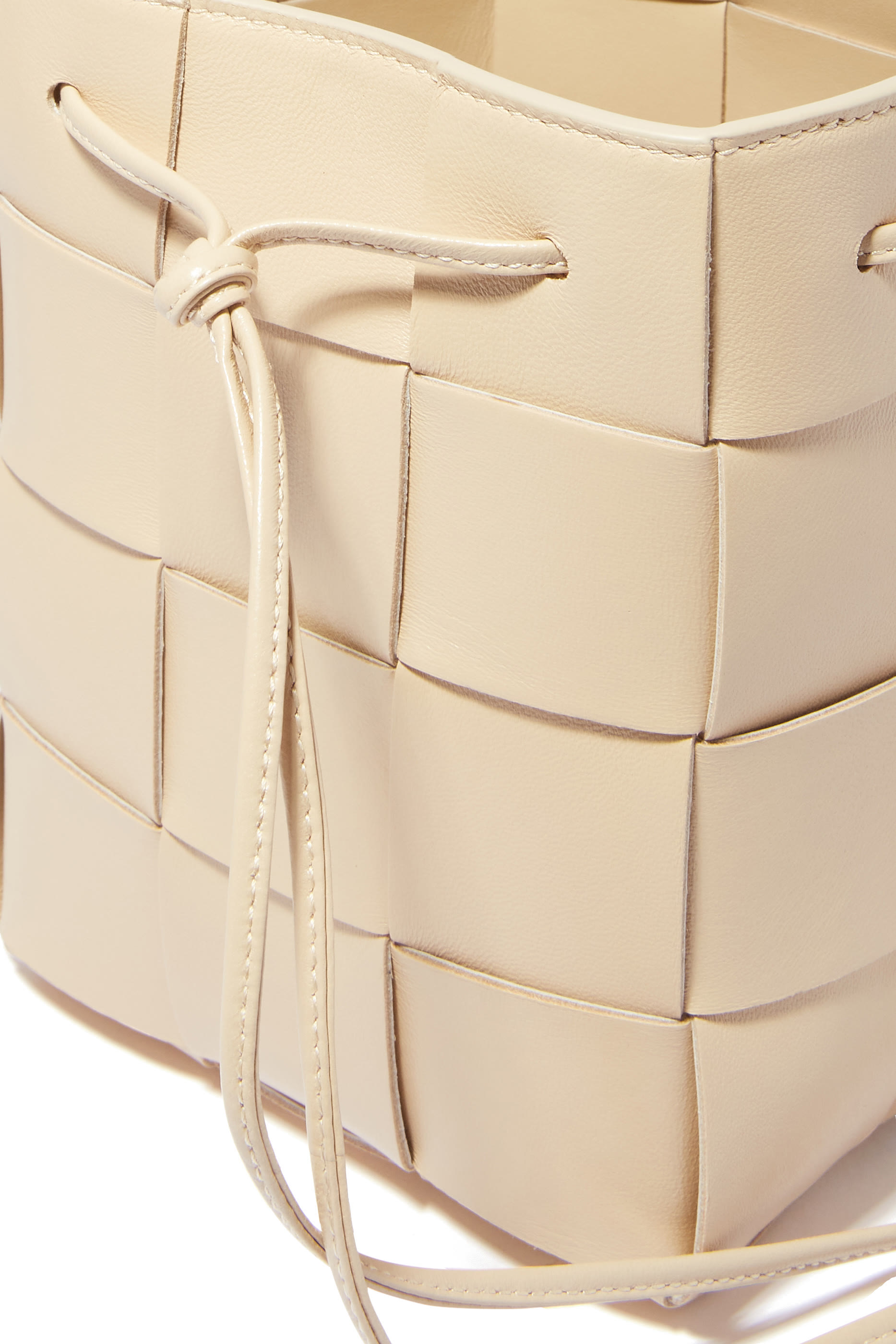 Small Cassette Cross-Body Bucket Bag