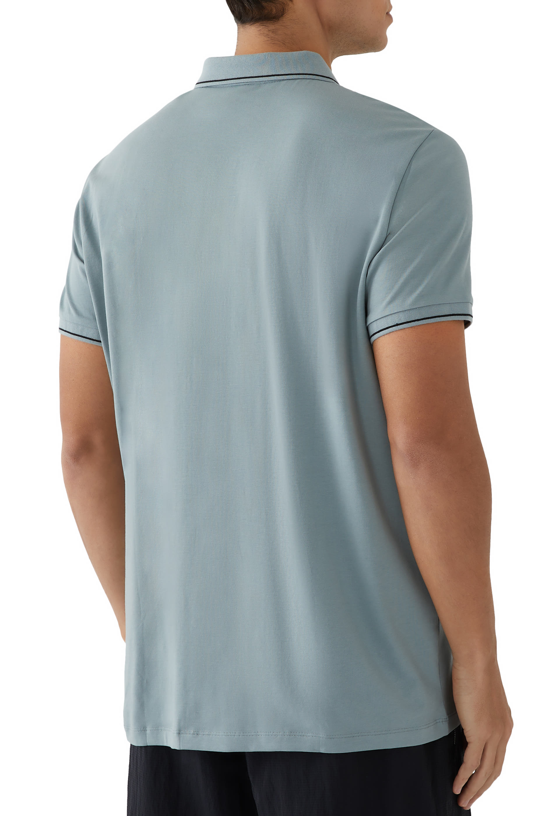 Contrasting Logo Polo Shirt