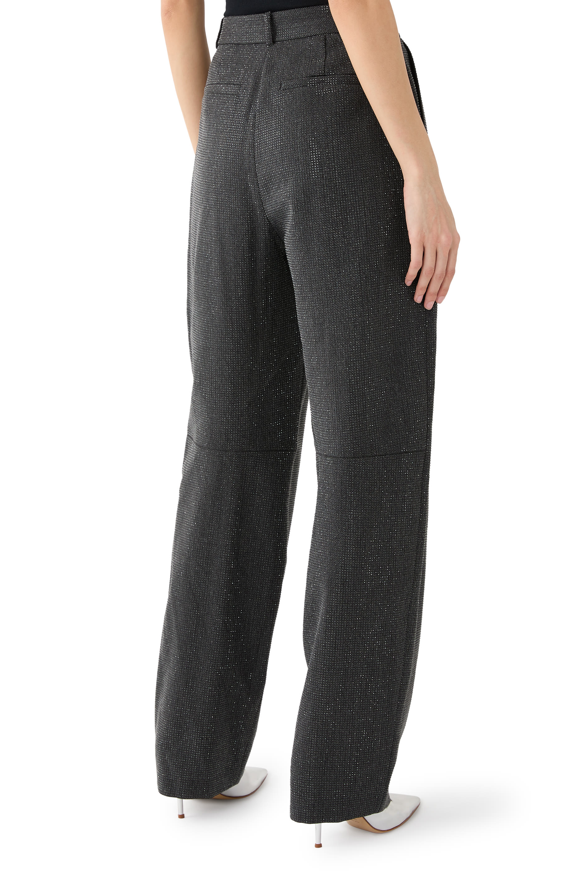 Clear Bead Hotfix Trousers