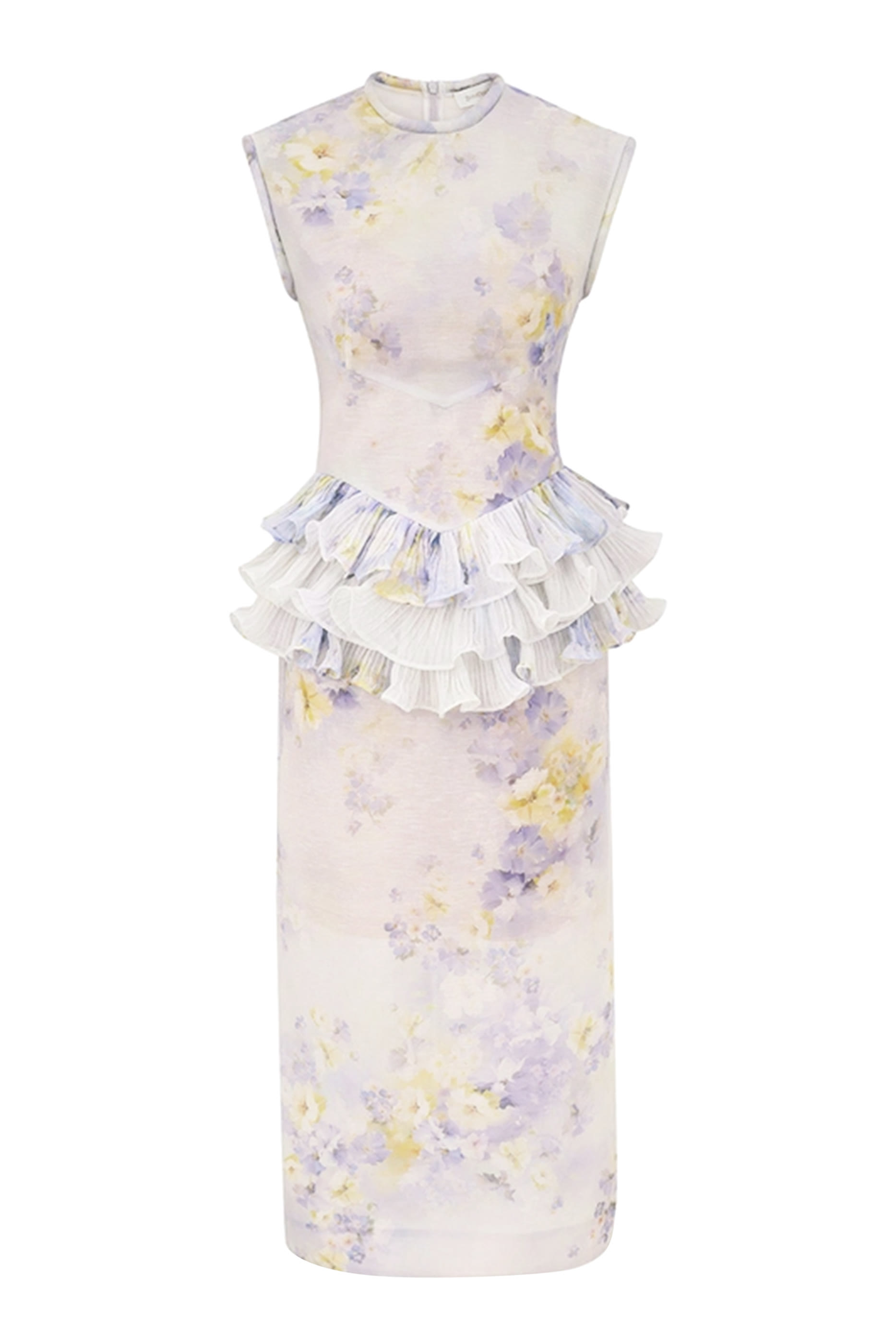 Crush Frill Midi Dress