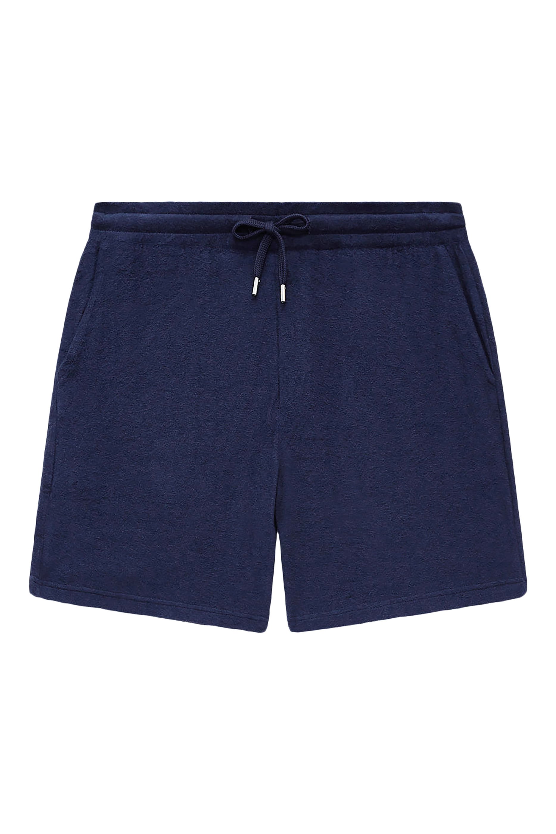 Augusto Terry Cotton Blend Shorts