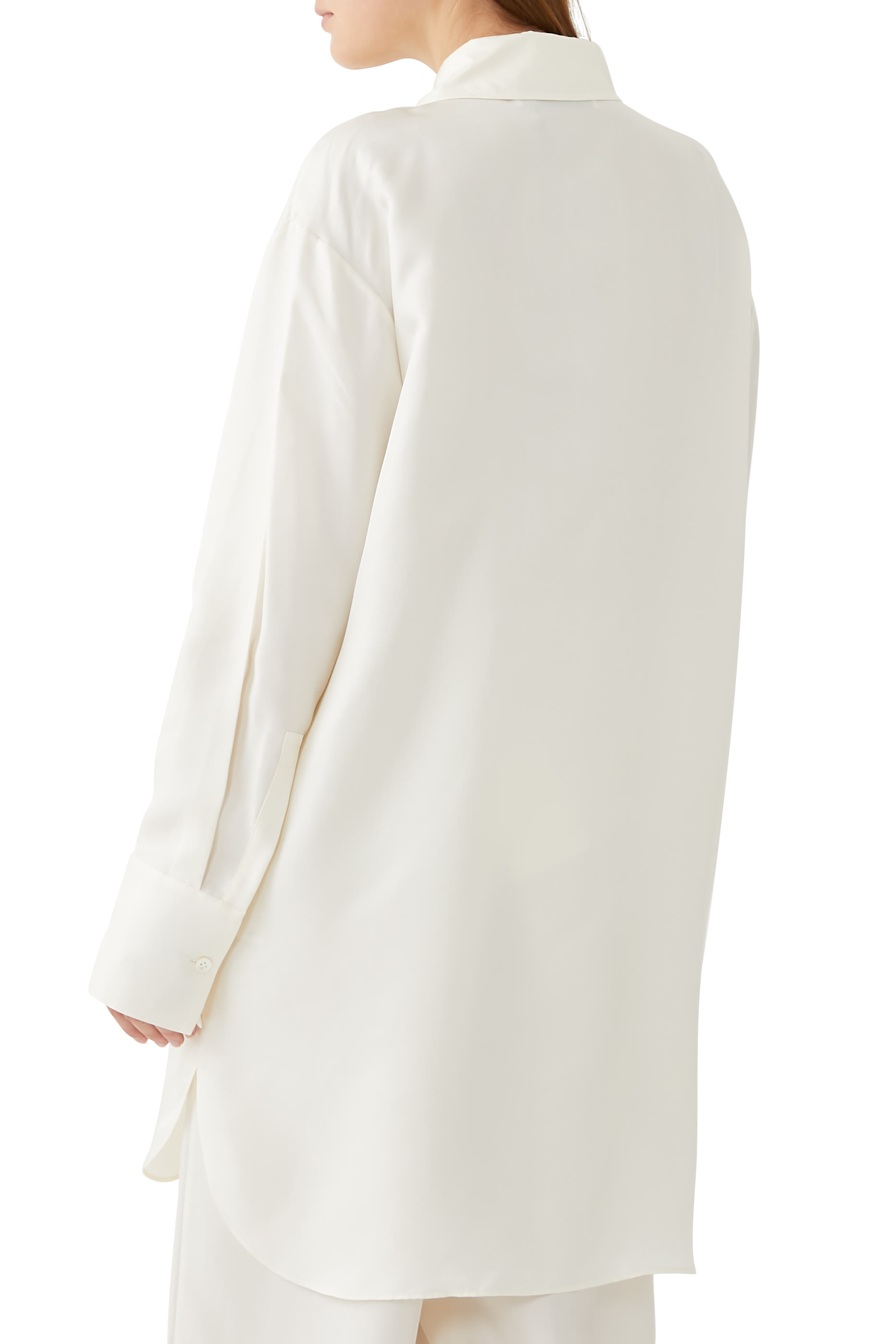 Oversized Silk Shirt