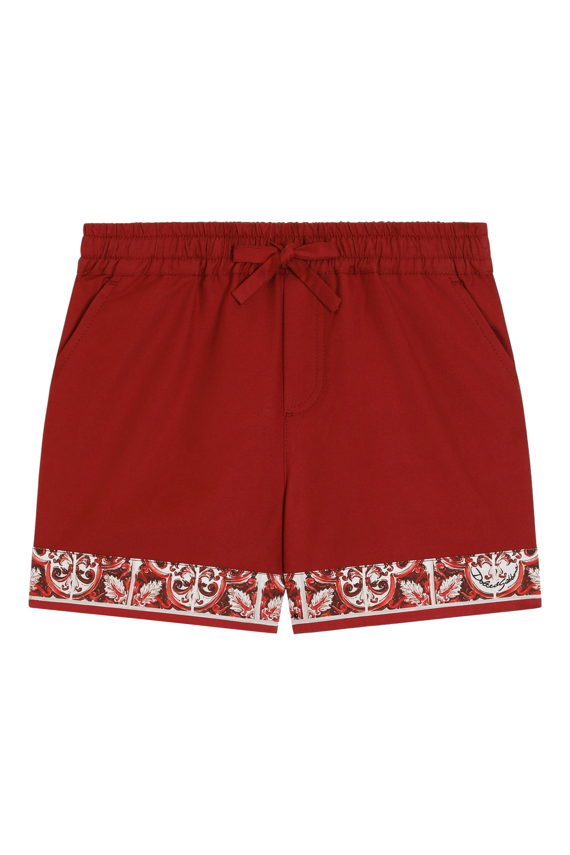 Kids Majolica-Print Bermuda Shorts