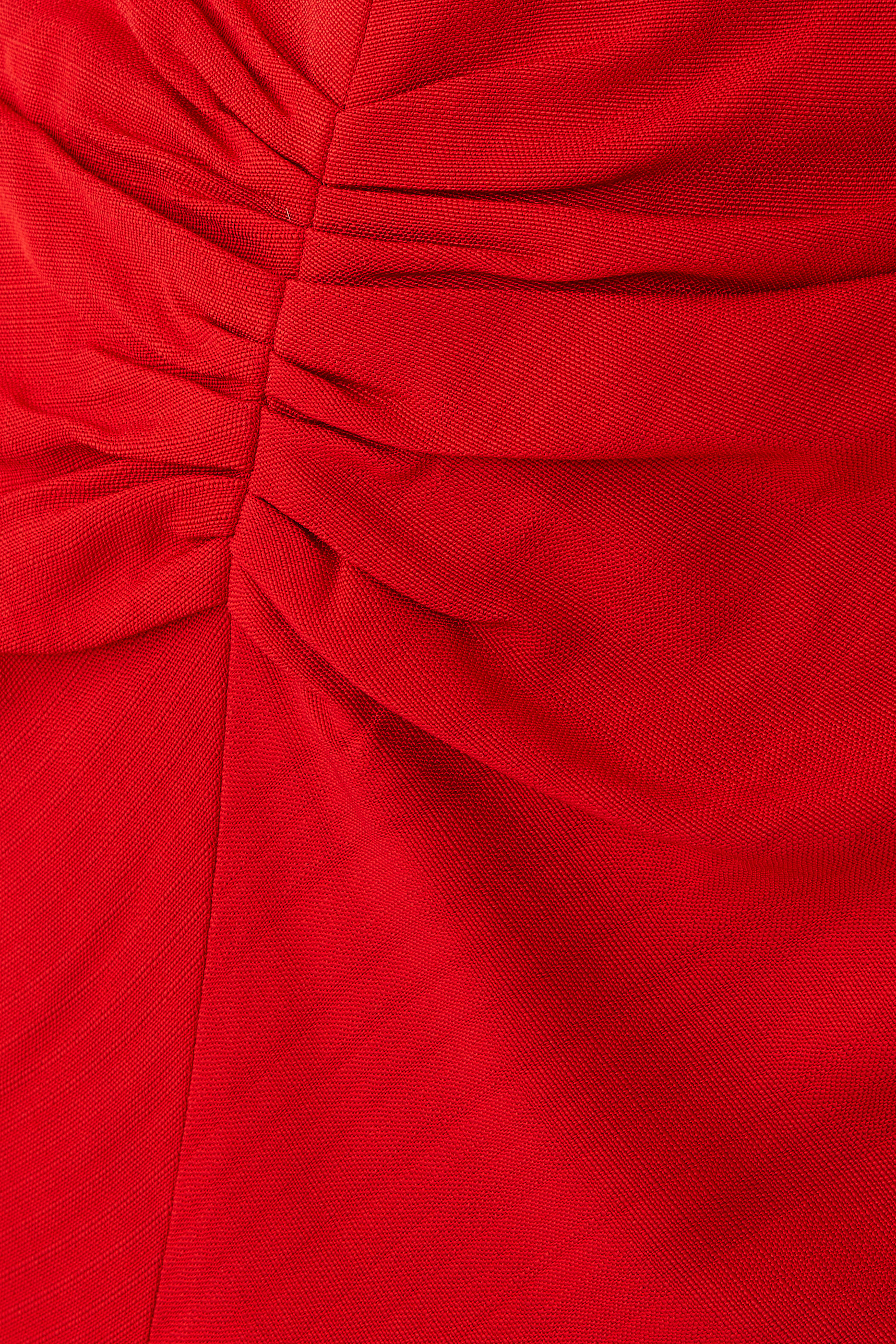 Gathered Waist Midi Dress