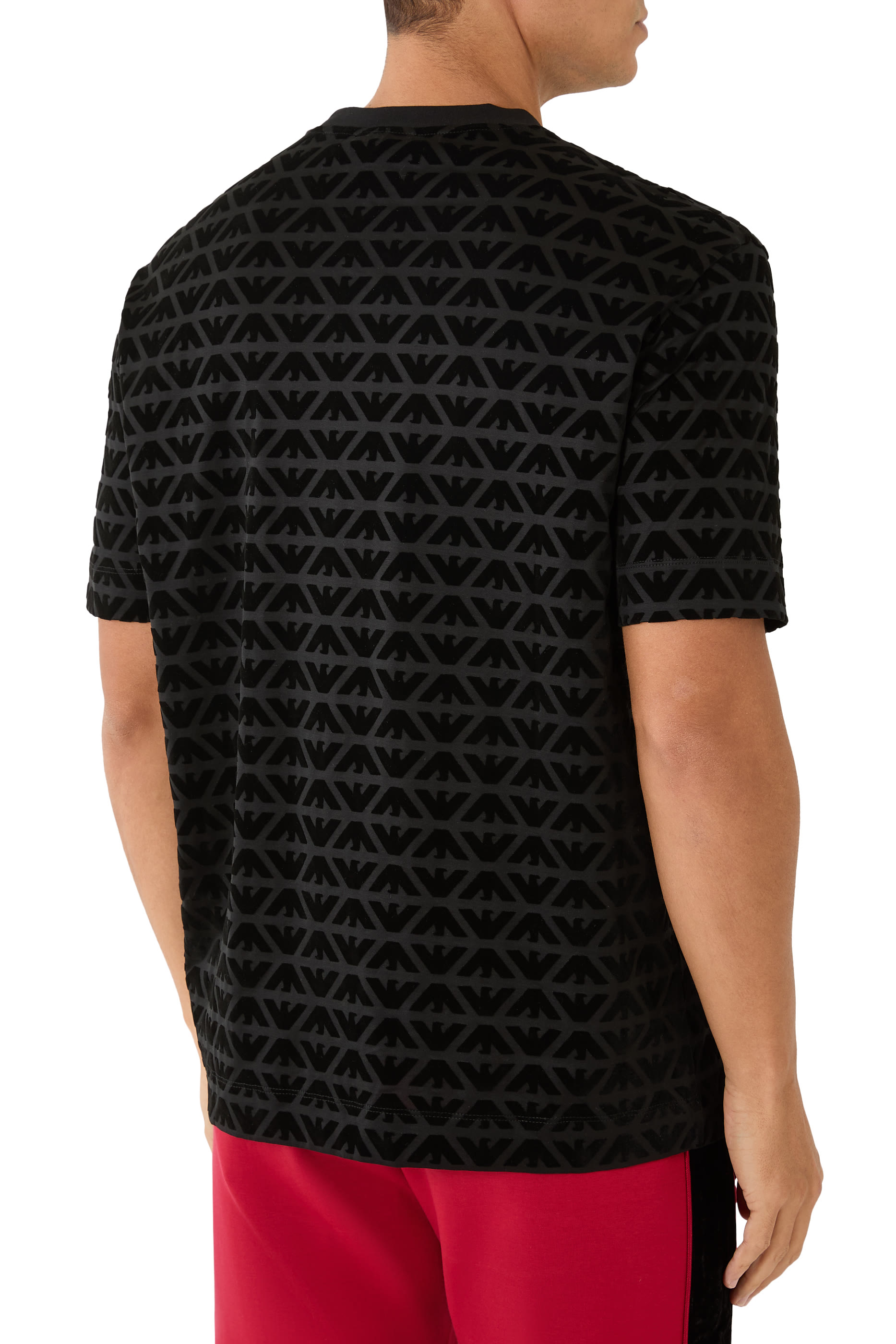 Lunar New Year Lyocell-Blend Jersey T-Shirt With Flocked Eagles